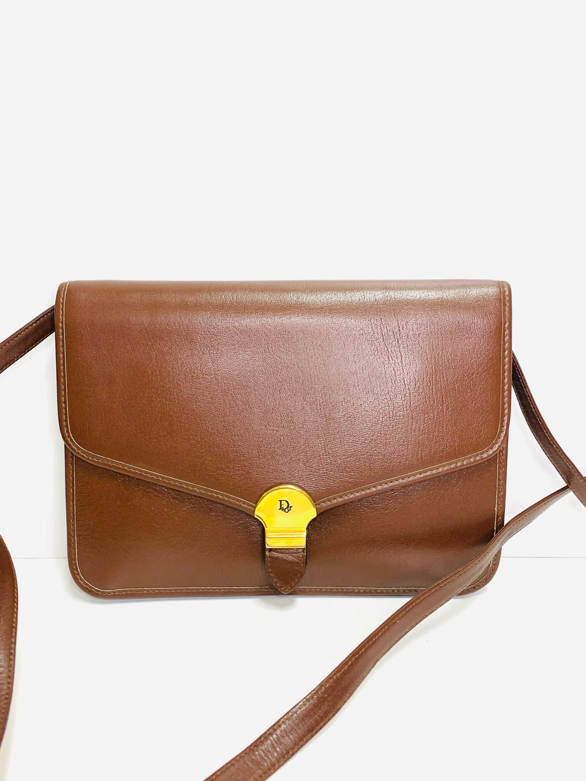 Vintage Christian Dior envelope flap shoulder bag