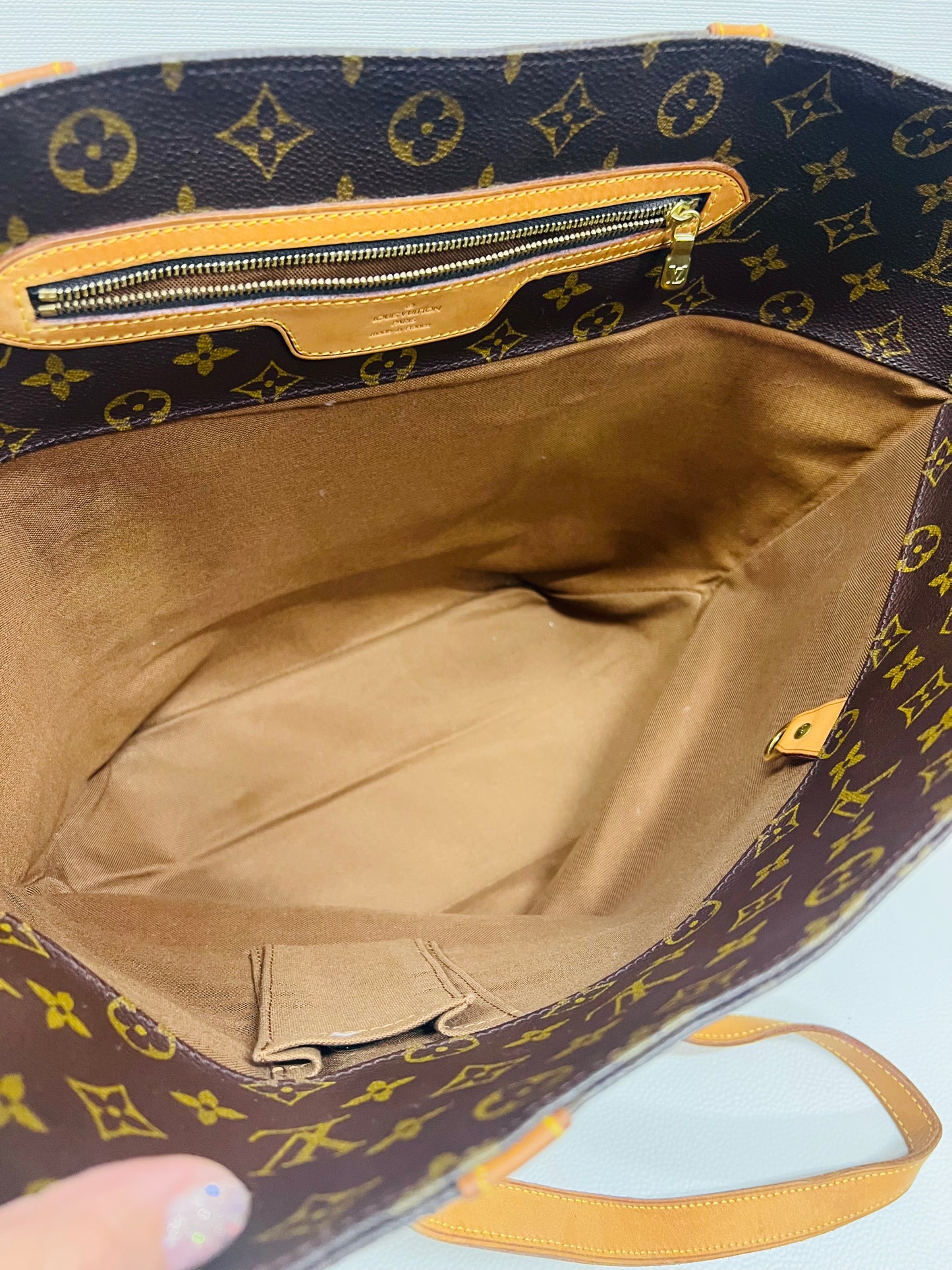 Used Louis Vuitton Sac Shopping Tote Bag