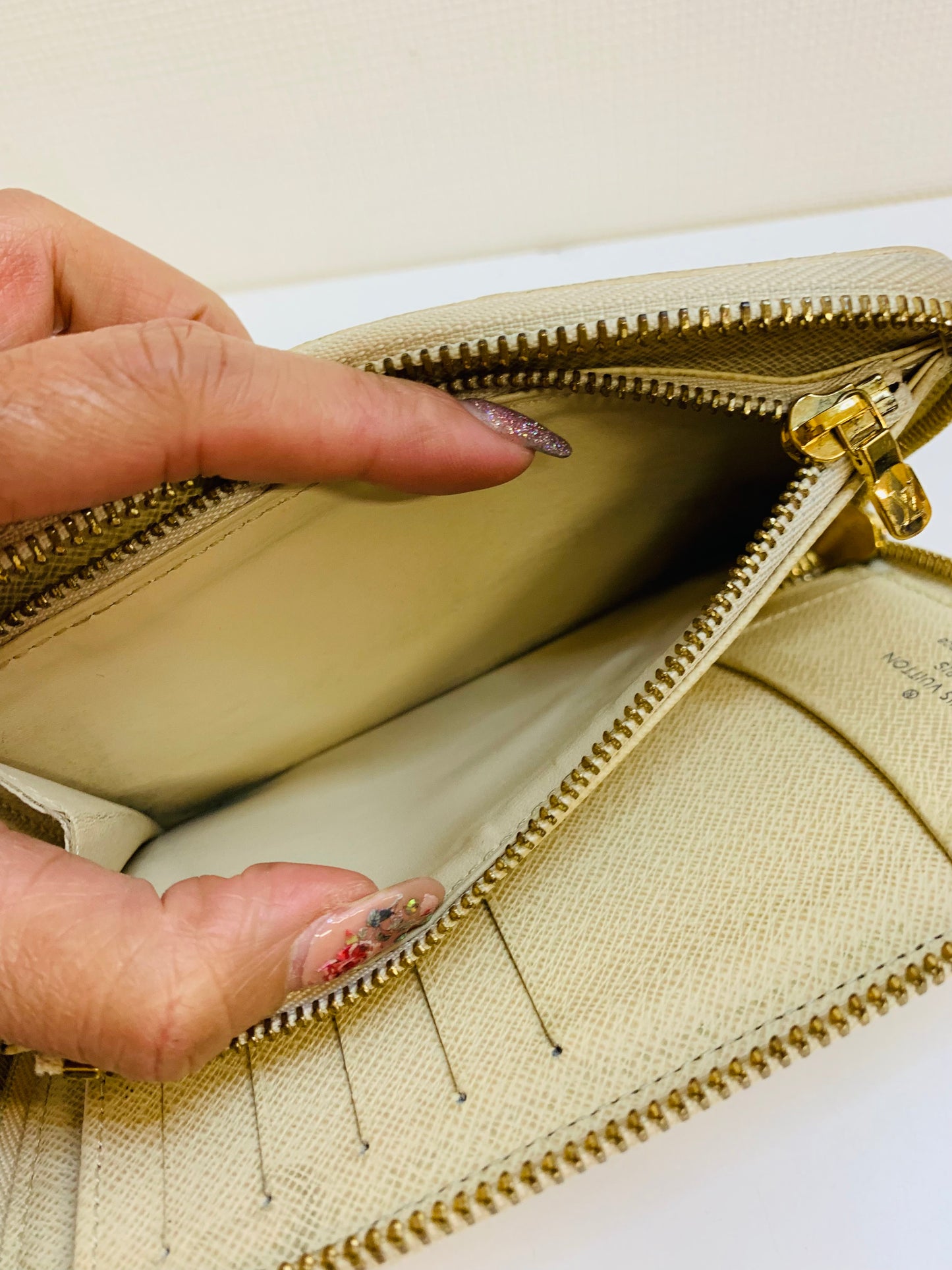 Louis Vuitton Zippy Compact Wallet Damier Azur