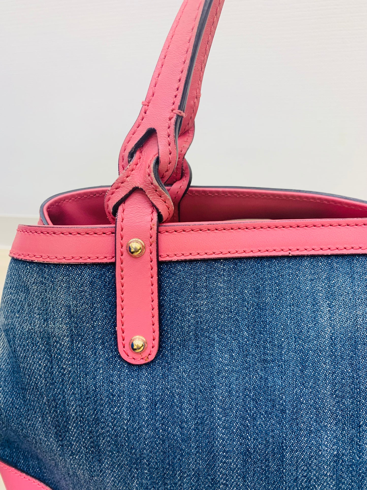 Gucci Denim Tote Bag