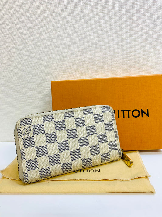 Louis Vuitton Zippy Compact Wallet Damier Azur