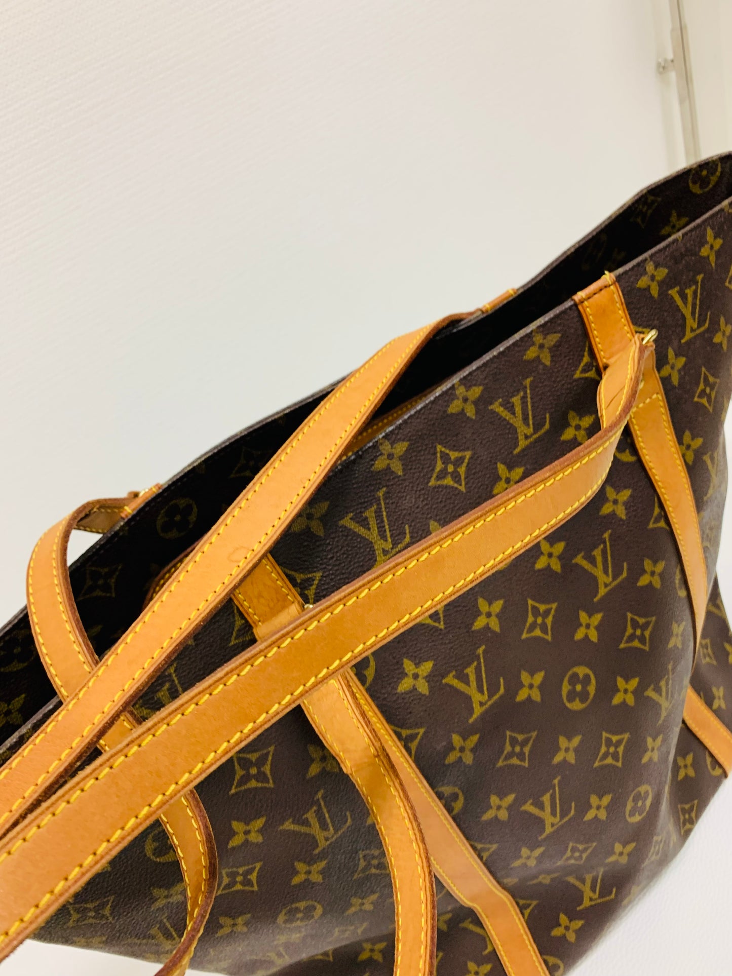 USED LOUIS VUITTON SAC SHOPPING TOTE BAG