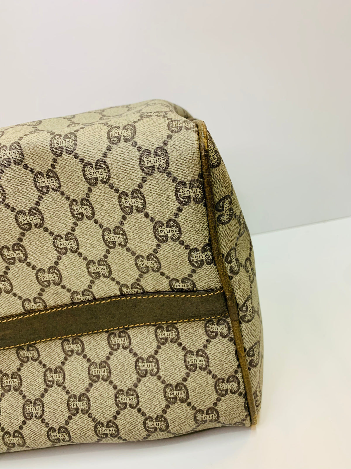 Vintage GUCCI GG Plus Boston Bag