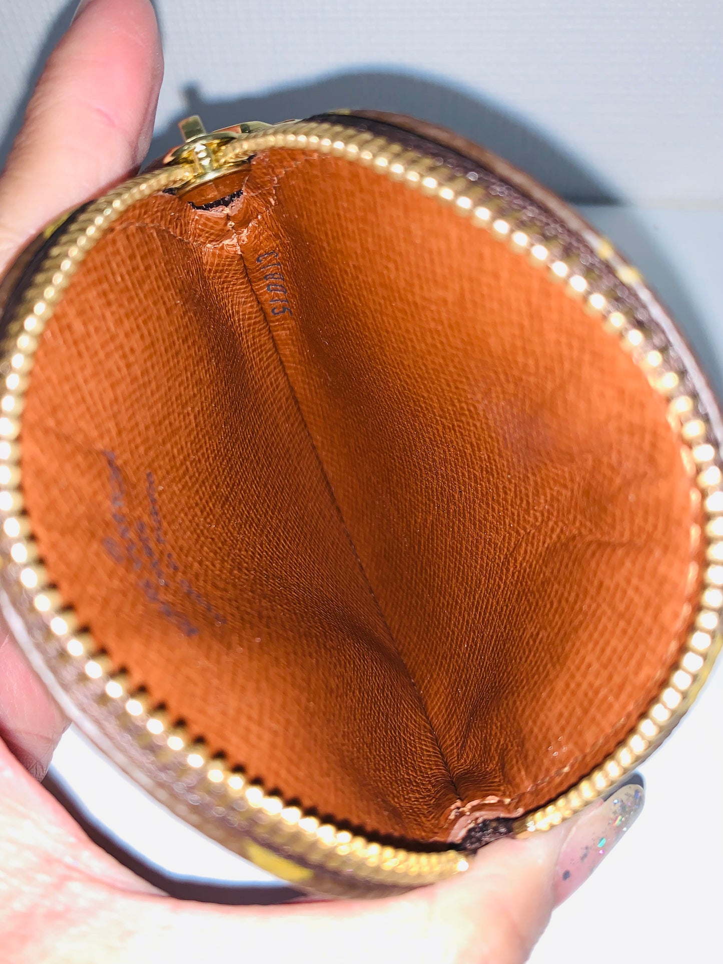 Louis Vuitton Round Coin Purse.