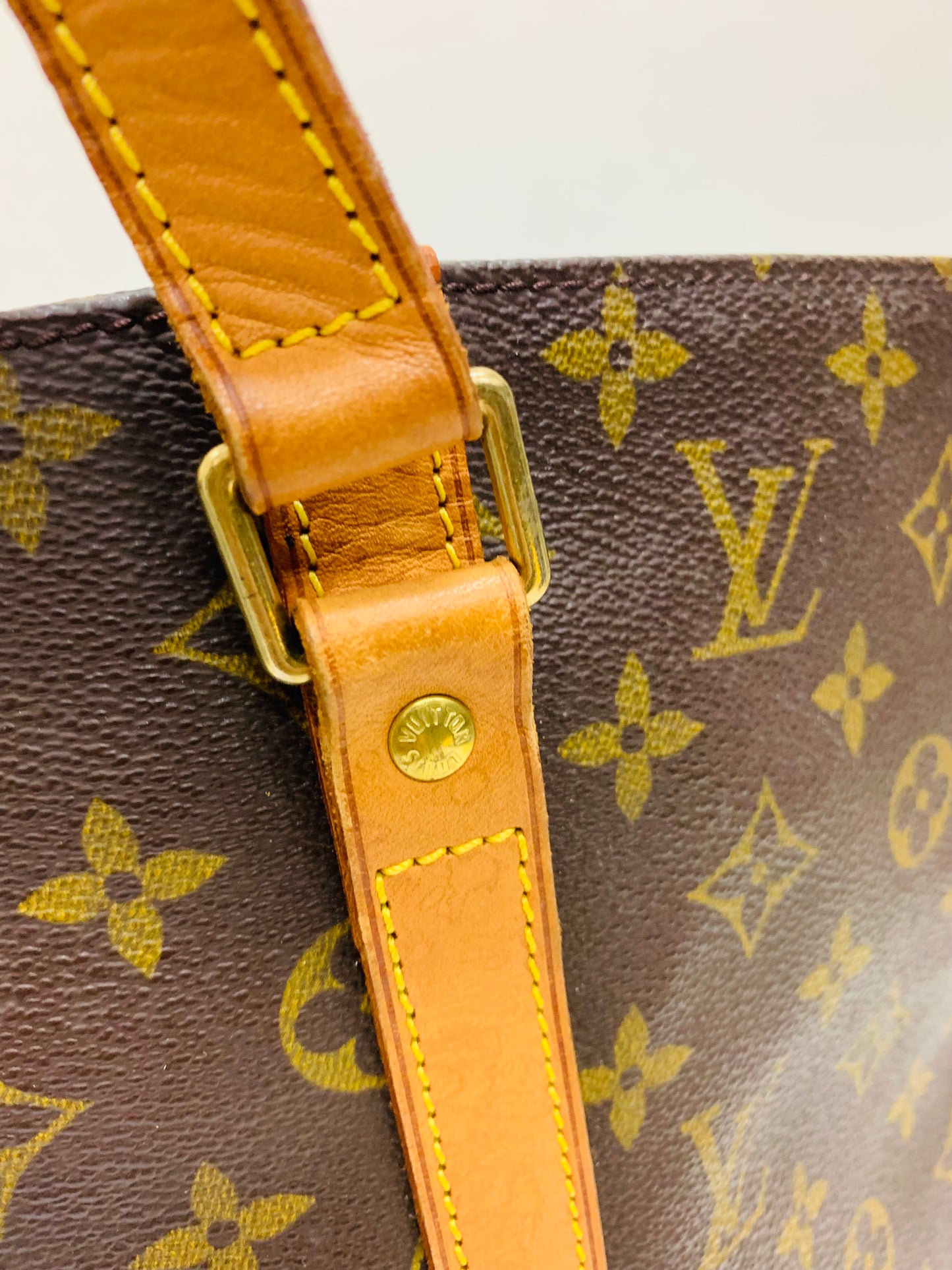 USED LOUIS VUITTON SAC SHOPPING TOTE BAG