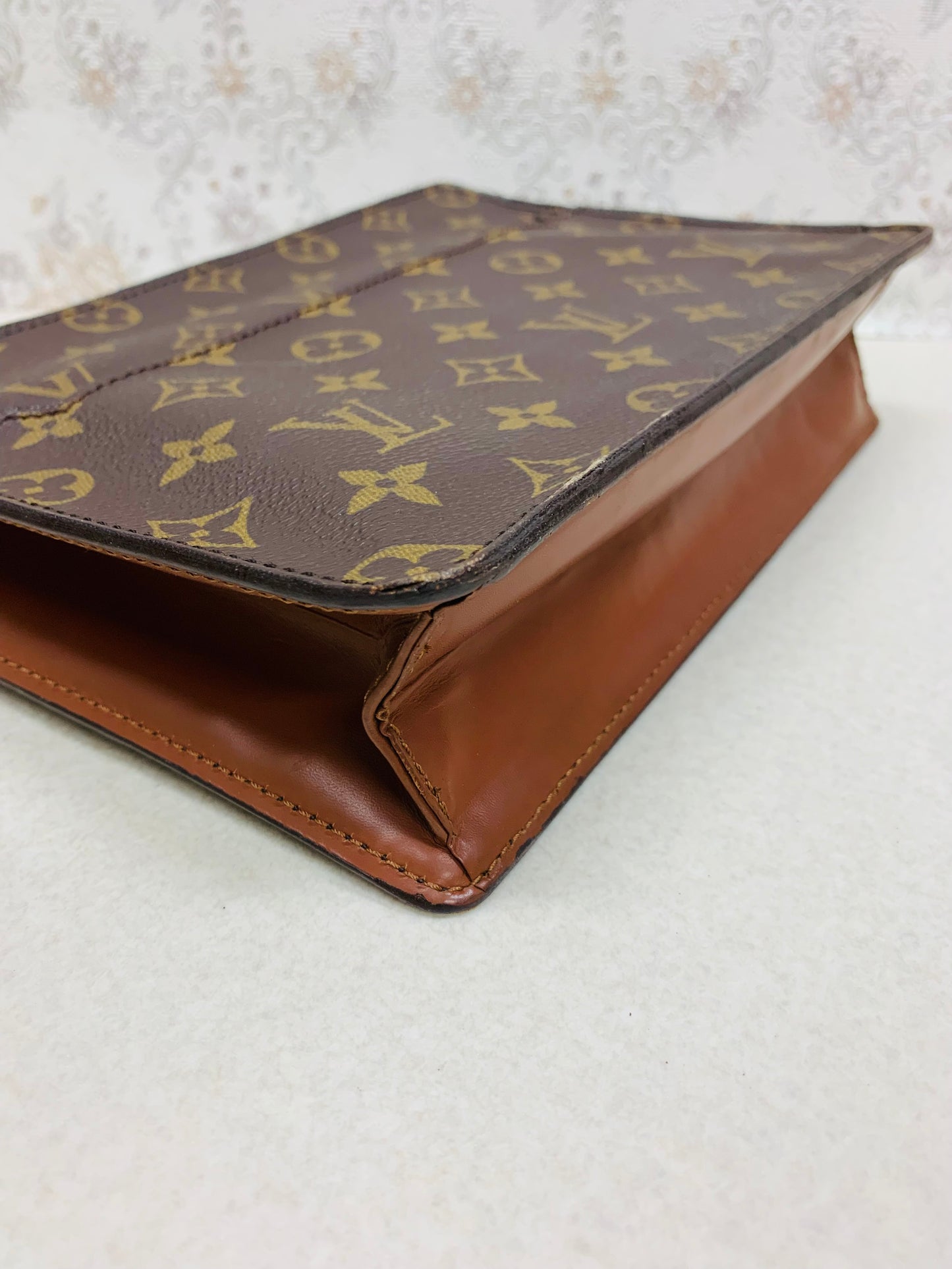 Louis Vuitton Monogram Pochette Homme Clutch Bag