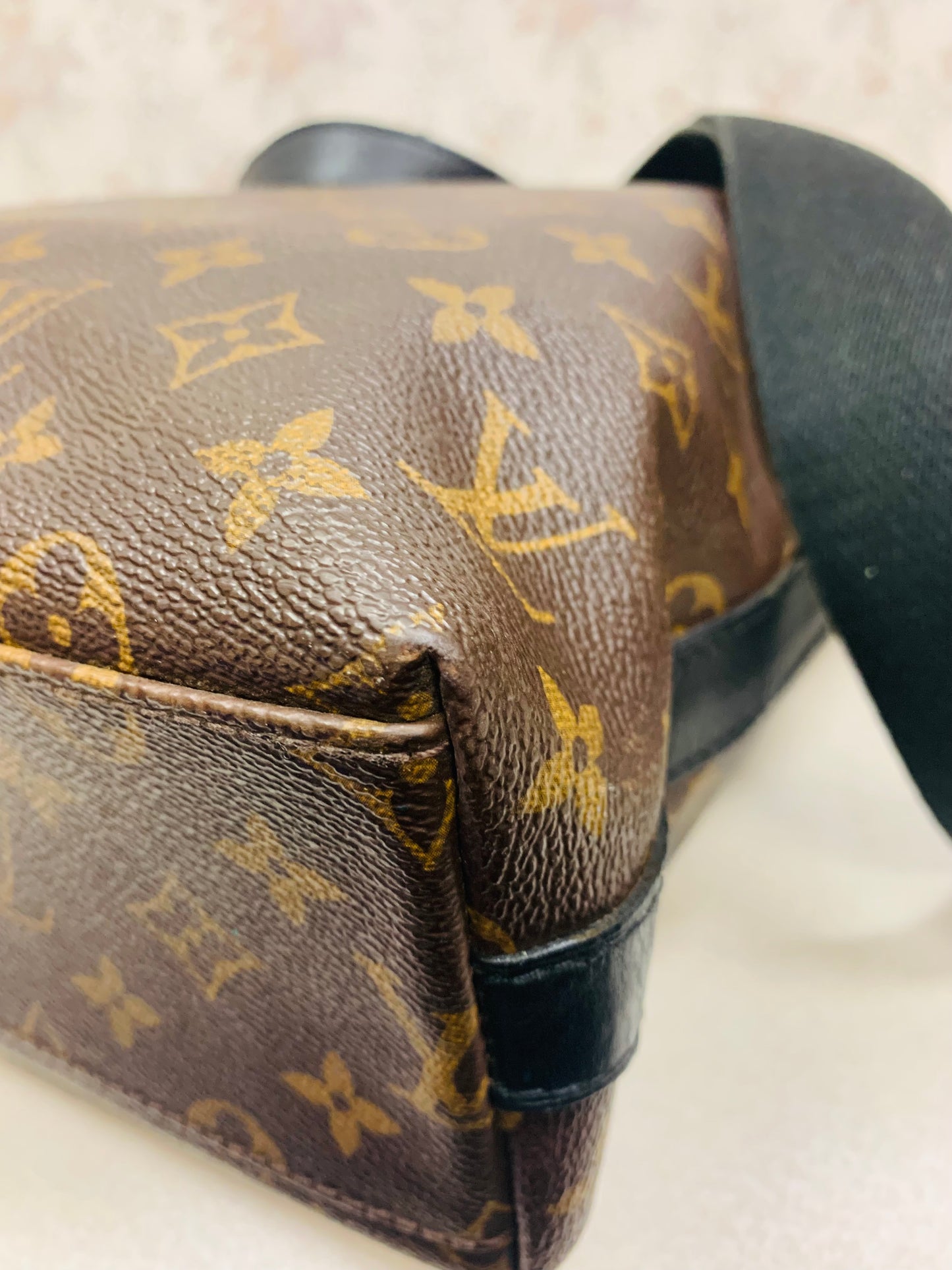 Louis Vuitton Monogram Macassar Porte-Documents Voyage PM (2WAY Business Bag)