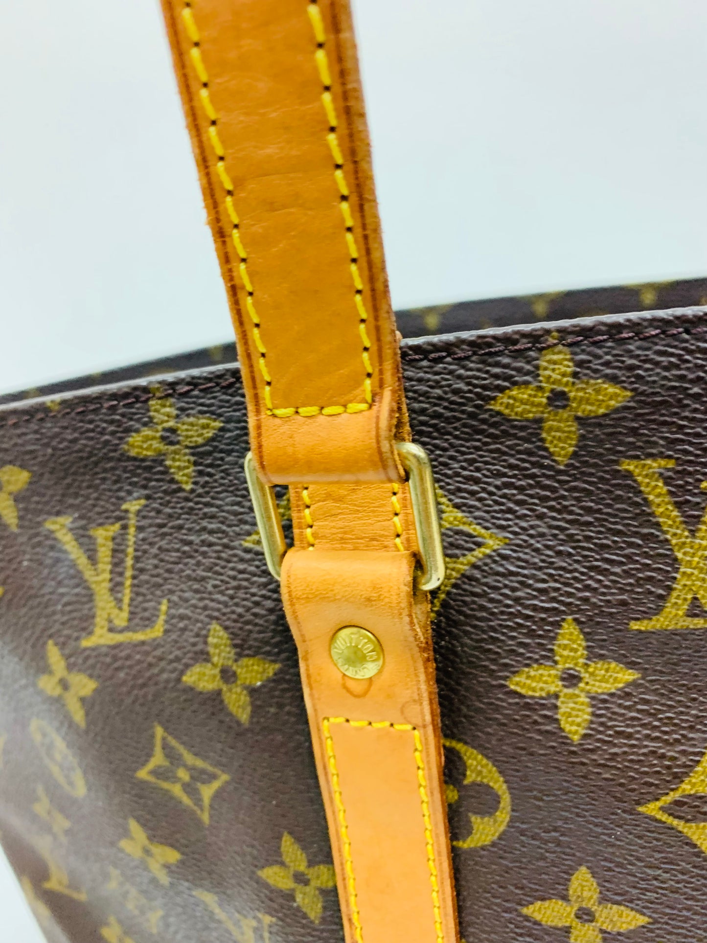 USED LOUIS VUITTON SAC SHOPPING TOTE BAG