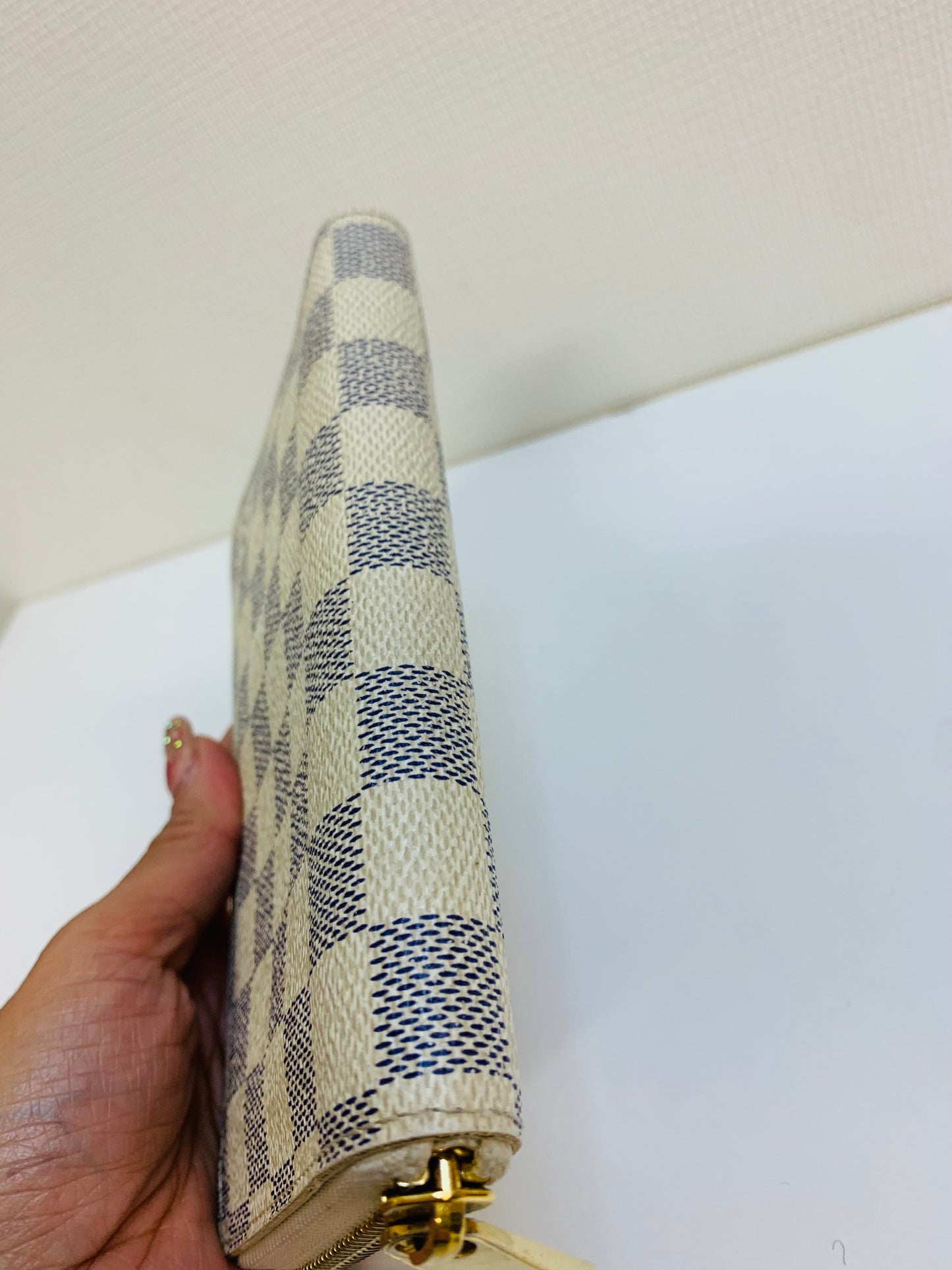 Louis Vuitton Zippy Compact Wallet Damier Azur