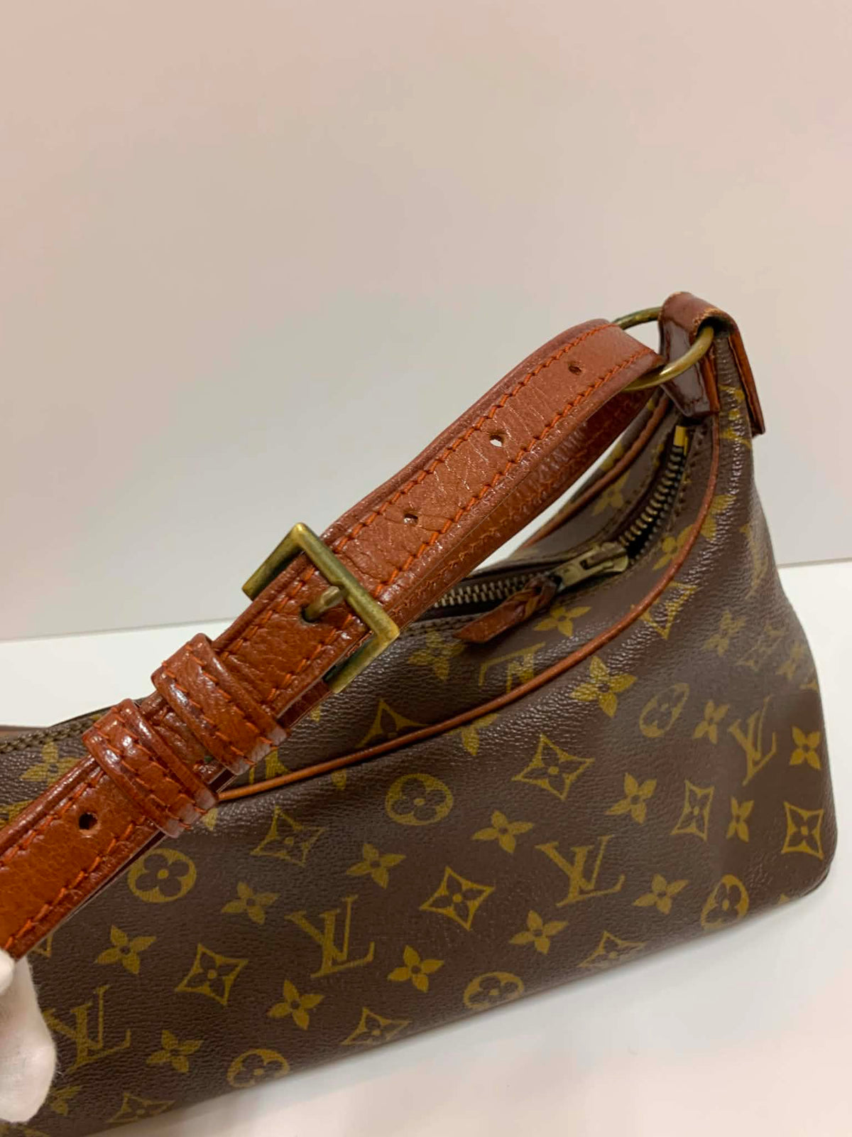 Louis Vuitton  Vintage Boulogne Monogram  Baguette Hobo Shoulder Bag