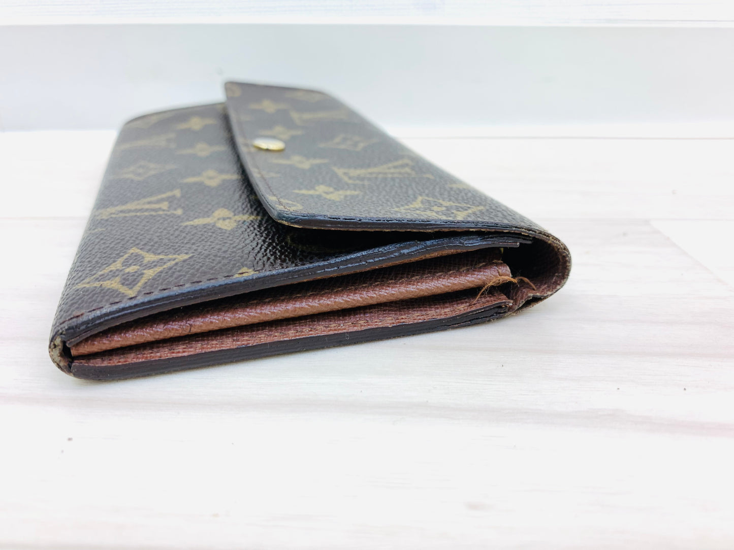 Louis Vuitton Monogram Sarah Wallet 10 Card Slots