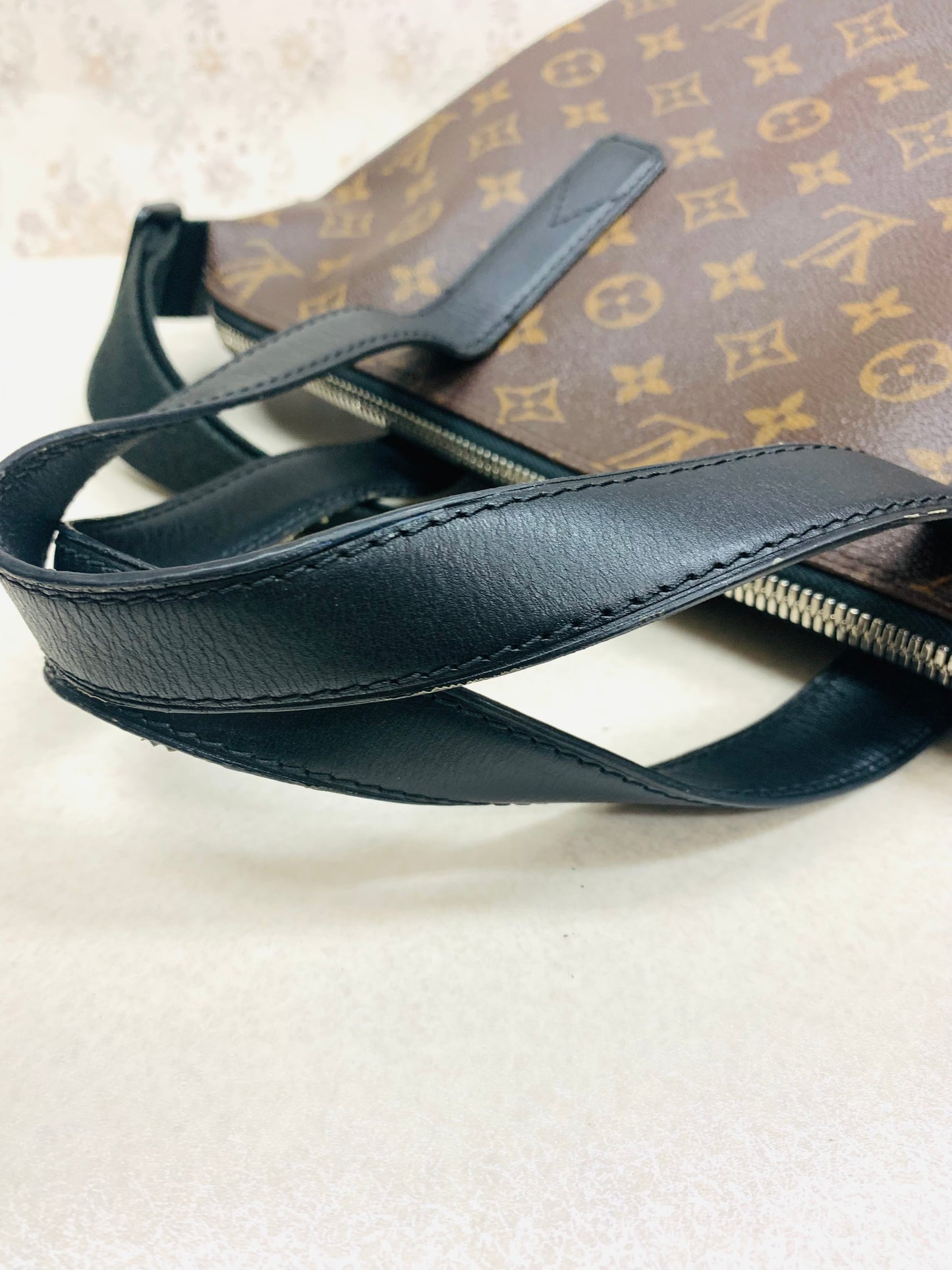 Louis Vuitton Monogram Macassar Porte-Documents Voyage PM (2WAY Business Bag)