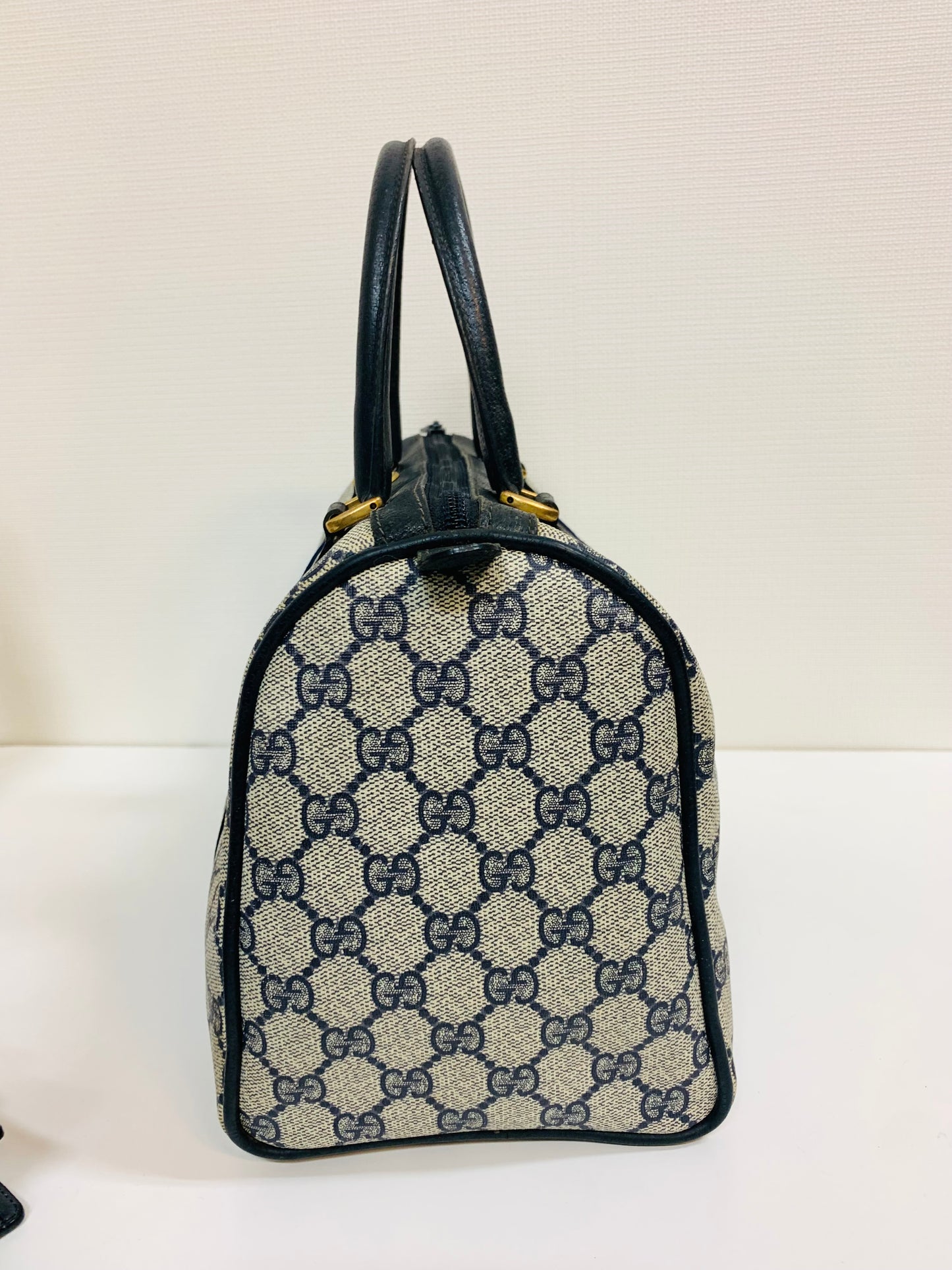 USED GUCCI SHERRY LINE BOSTON BAG WITH POUCH