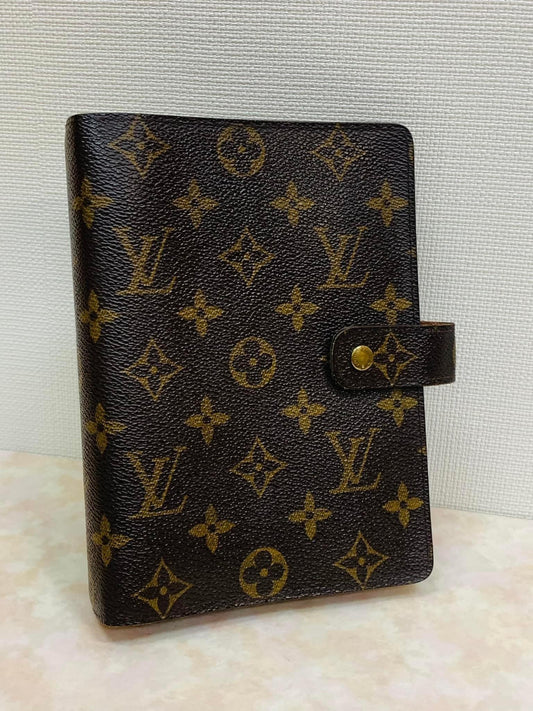 AUTHENTIC LOUIS VUITTON Agenda MM Monogram