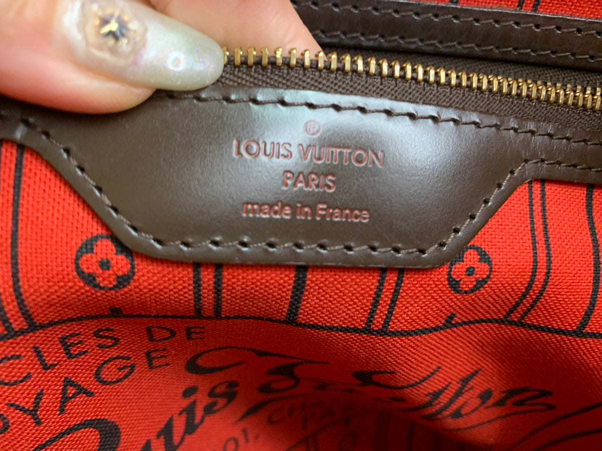 LOUIS VUITTON Damier Ebene Neverful MM