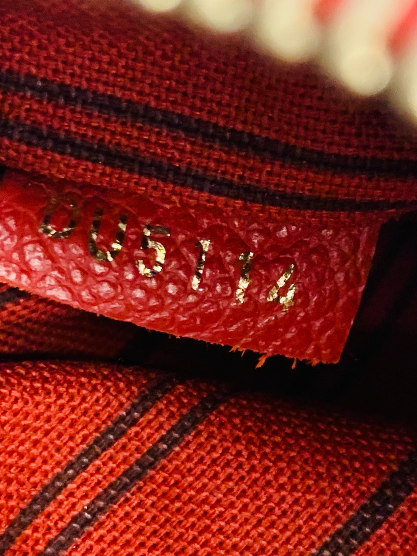 LOUIS VUITTON Bastille Empreinte Red