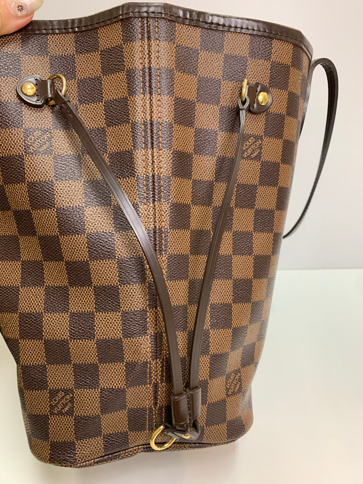 LOUIS VUITTON Damier Ebene Neverful MM