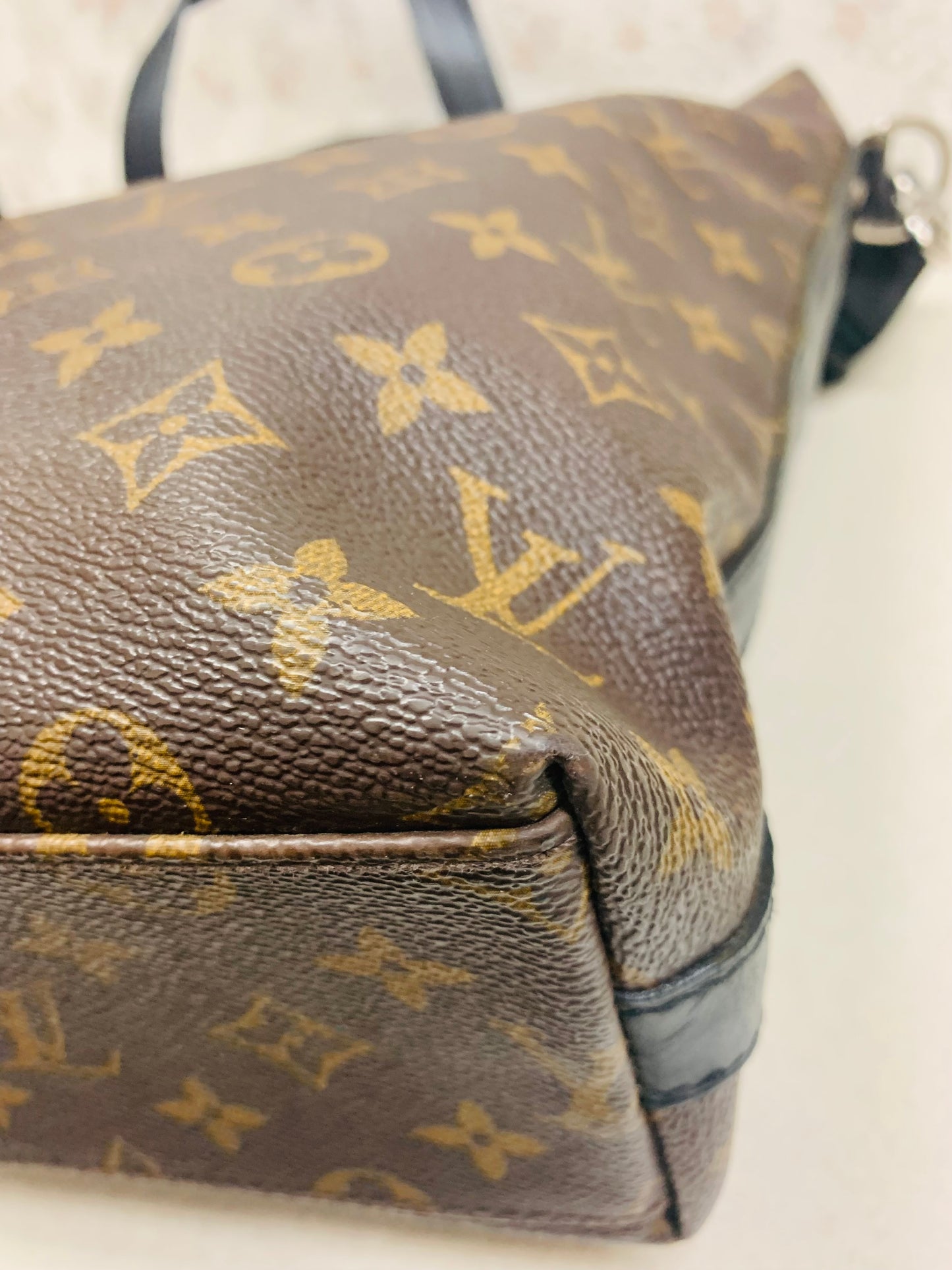 Louis Vuitton Monogram Macassar Porte-Documents Voyage PM (2WAY Business Bag)