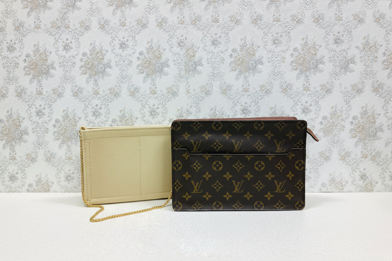 Louis Vuitton Monogram Pochette Homme Clutch Bag