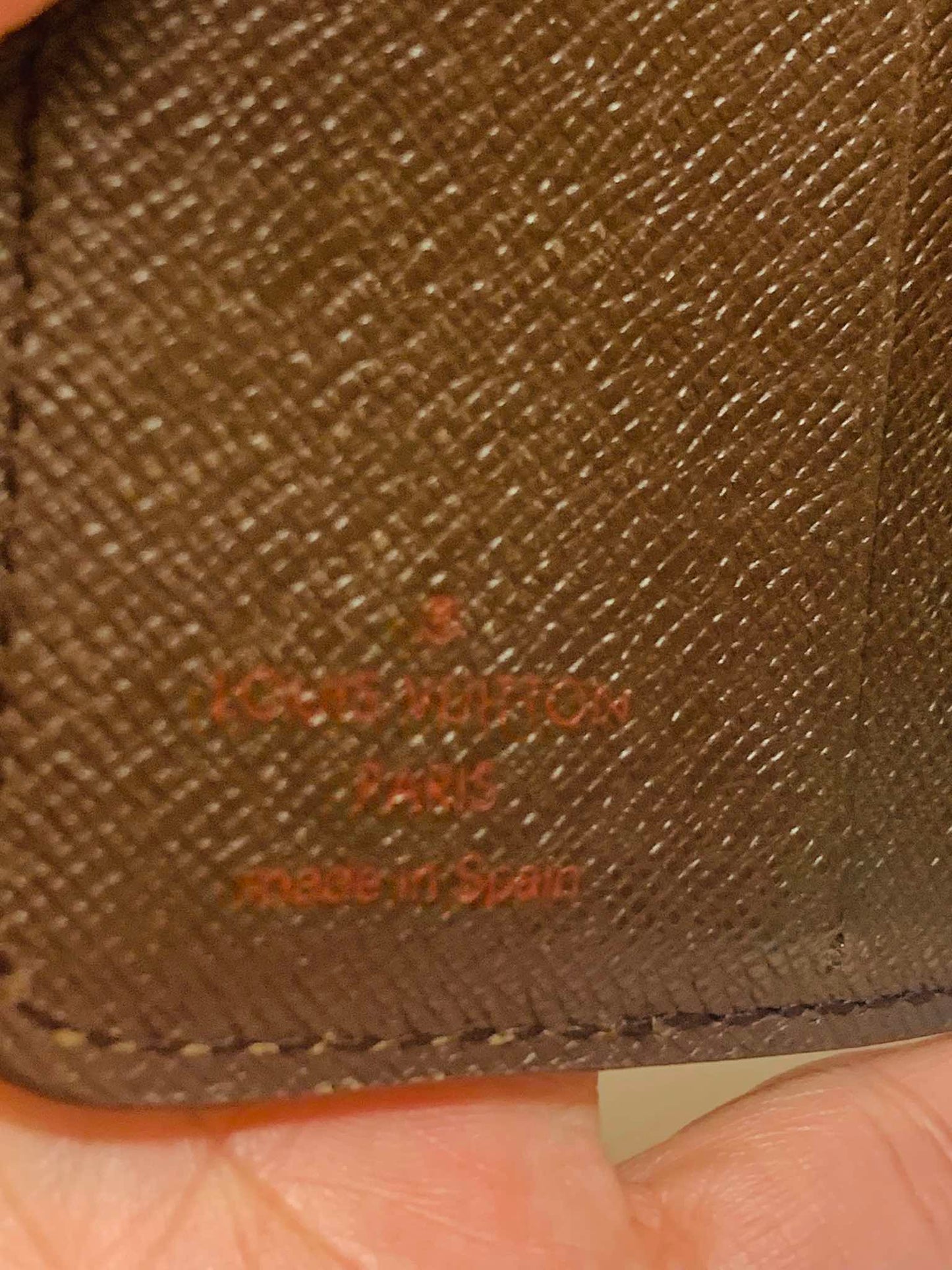 Louis Vuitton  Damier Ebene Compact Zip Wallet