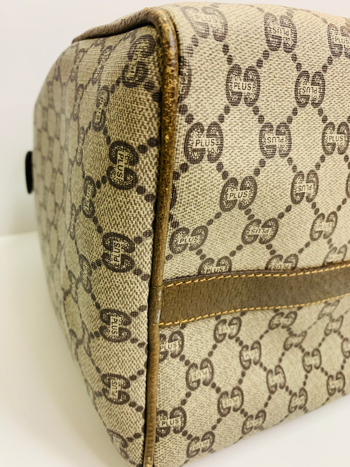 Vintage GUCCI GG Plus Boston Bag