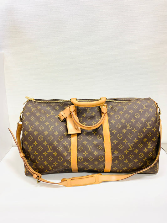 USED LOUIS VUITTON KEEPAL 55 BANDOULIERE