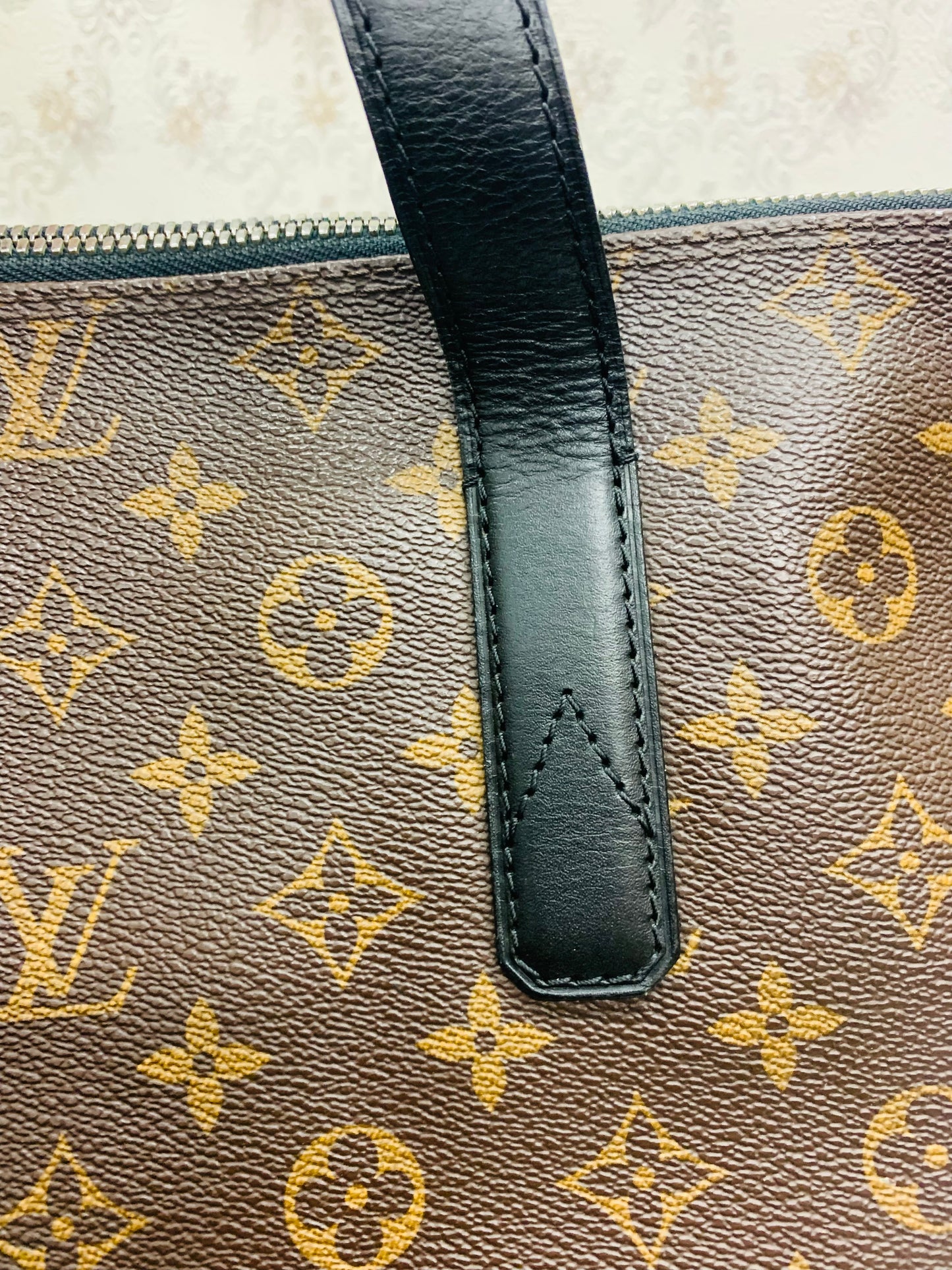 Louis Vuitton Monogram Macassar Porte-Documents Voyage PM (2WAY Business Bag)