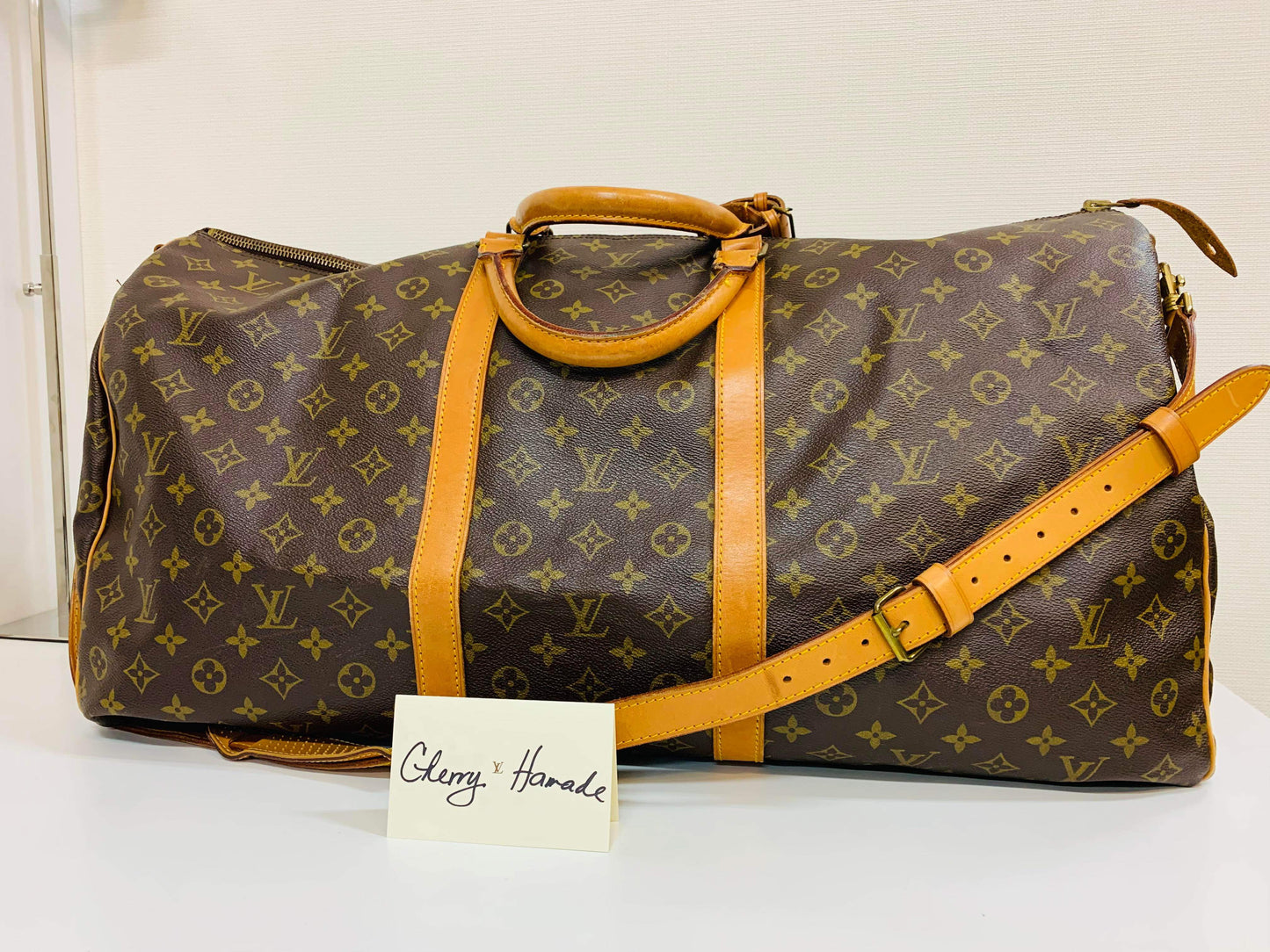 USED LOUIS VUITTON KEEPAL BANDOULIERE 60