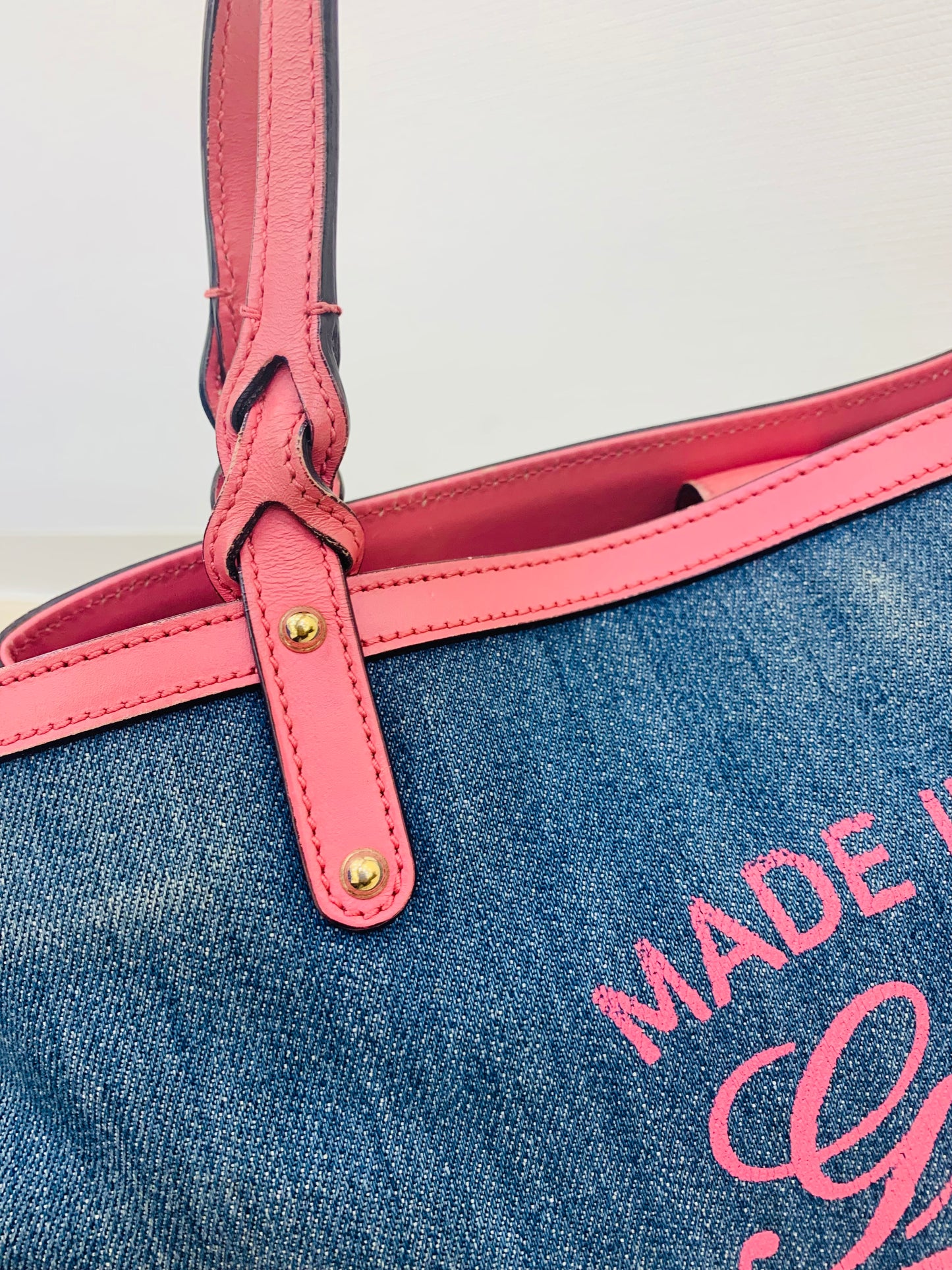 Gucci Denim Tote Bag