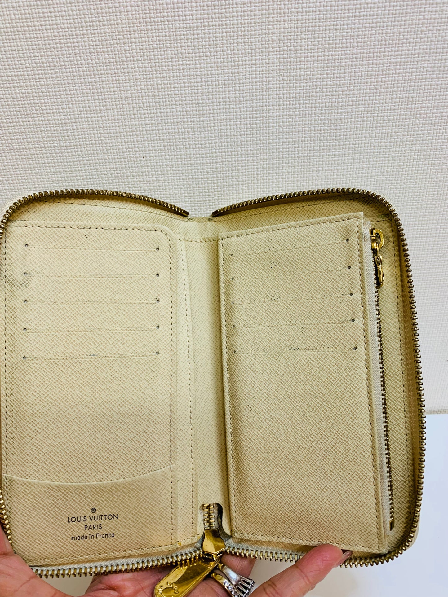 Louis Vuitton Zippy Compact Wallet Damier Azur