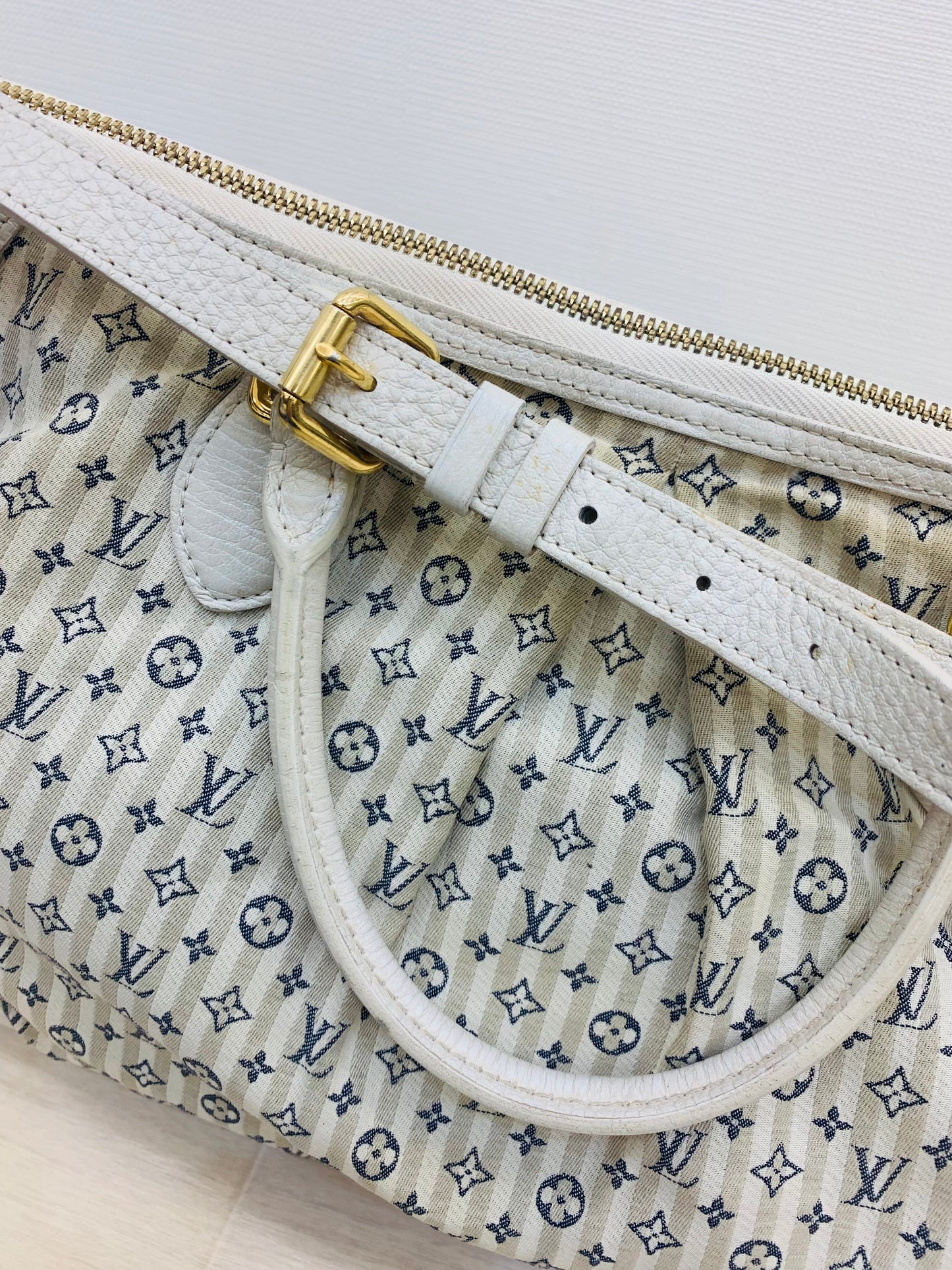 Louis Vuitton Monogram Mini Lin Croisette Marina GM