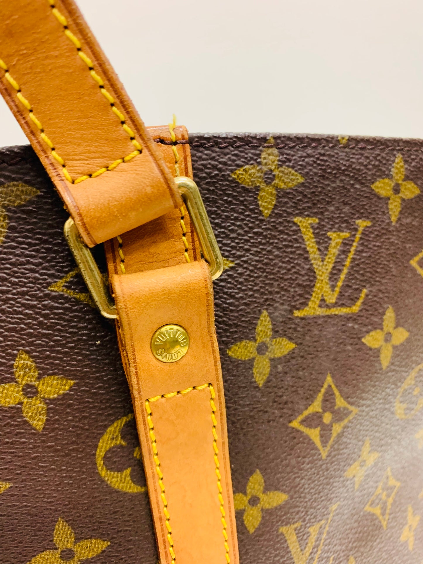 USED LOUIS VUITTON SAC SHOPPING TOTE BAG