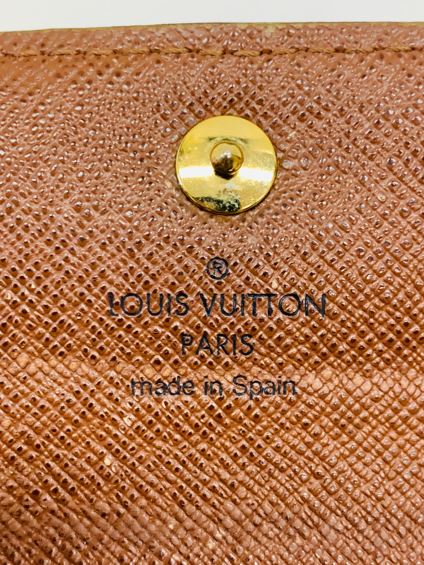 Used Louis Vuitton Alexandra Compact Wallet Monogram