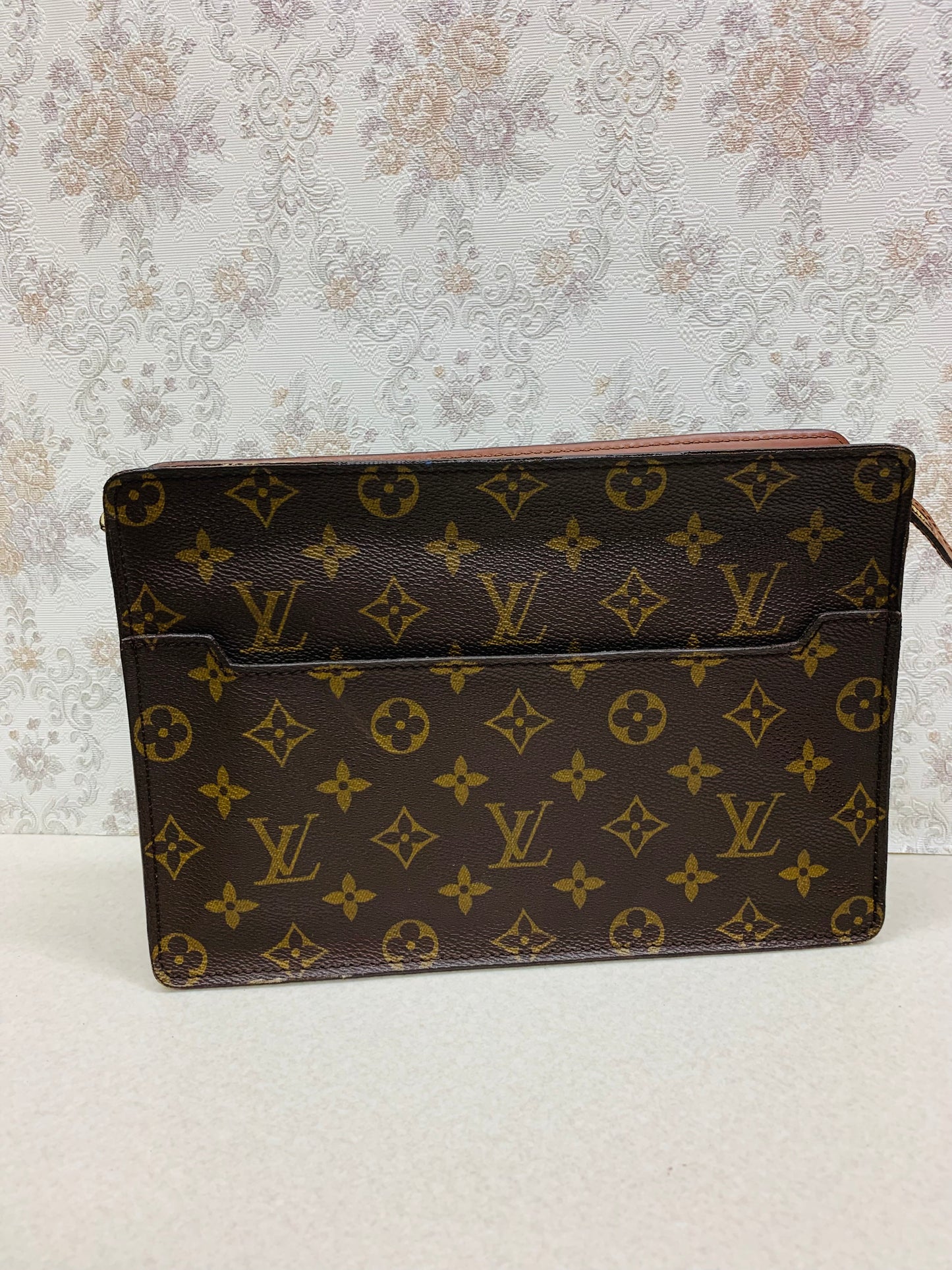 Louis Vuitton Monogram Pochette Homme Clutch Bag