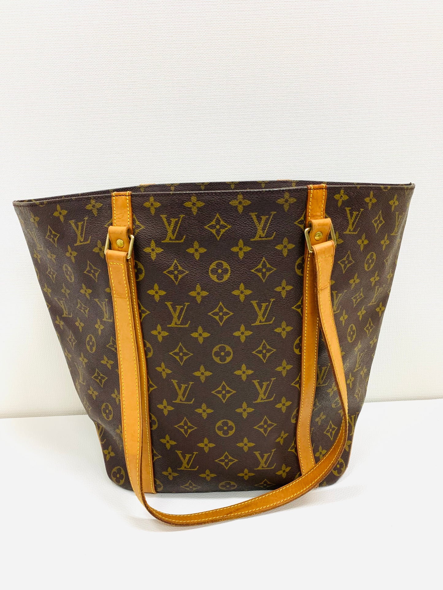 USED LOUIS VUITTON SAC SHOPPING TOTE BAG