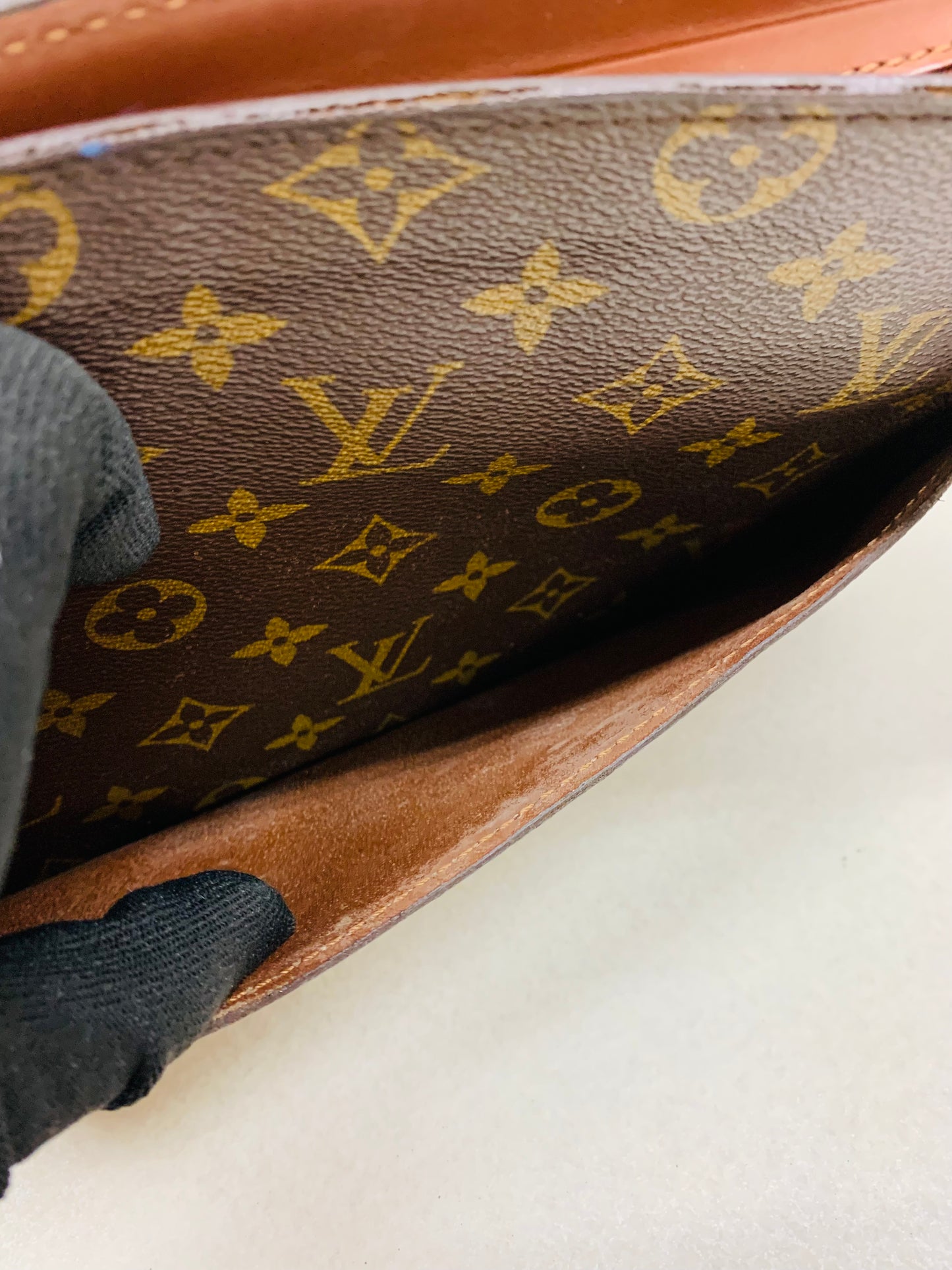 Louis Vuitton Monogram Pochette Homme Clutch Bag