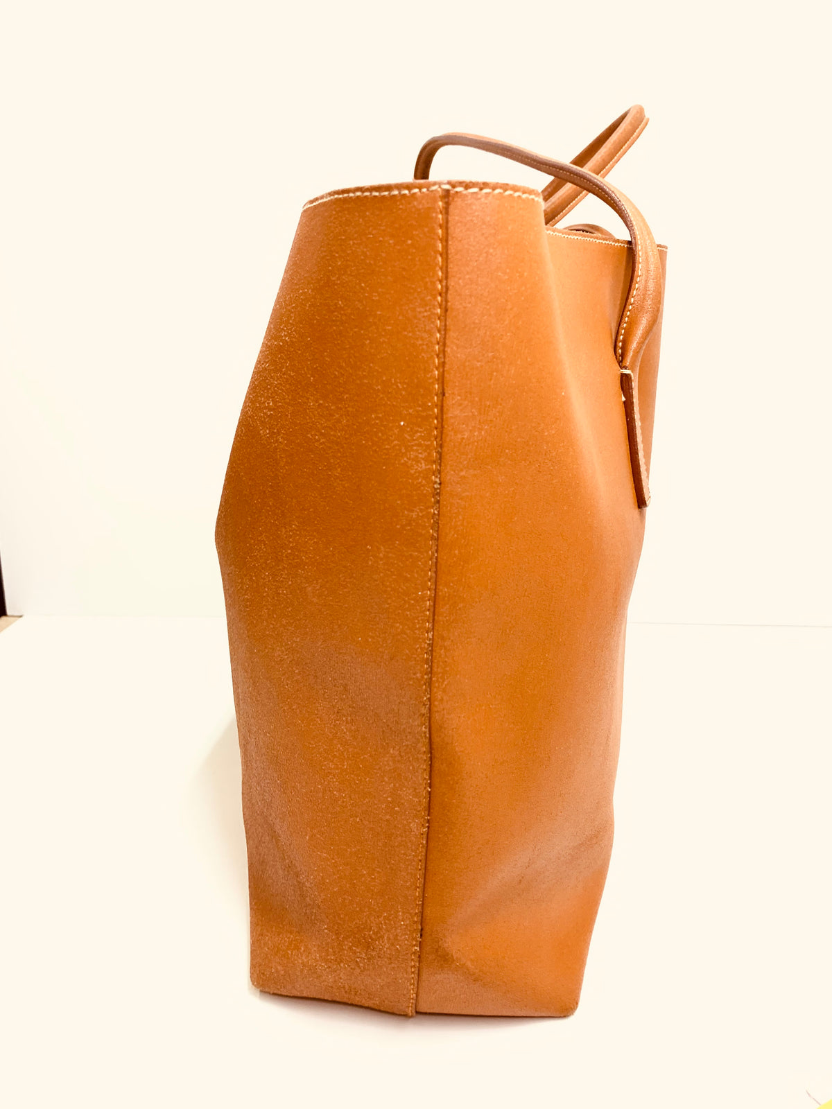 PRADA Calfskin Open Tote Bag