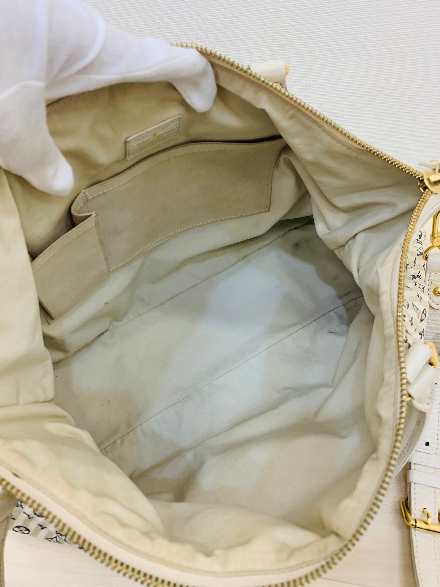 Louis Vuitton Monogram Mini Lin Croisette Marina GM