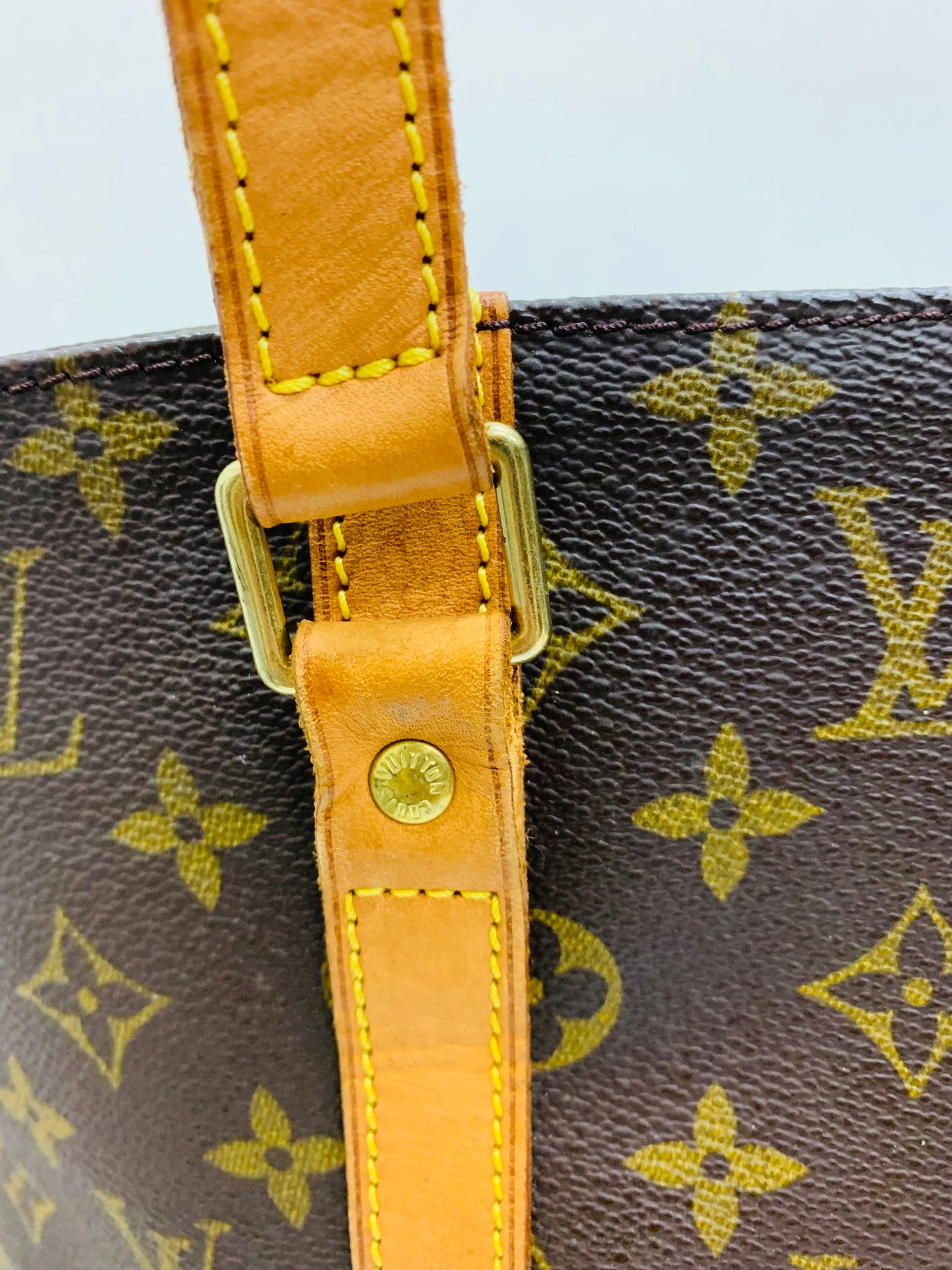 USED LOUIS VUITTON SAC SHOPPING TOTE BAG