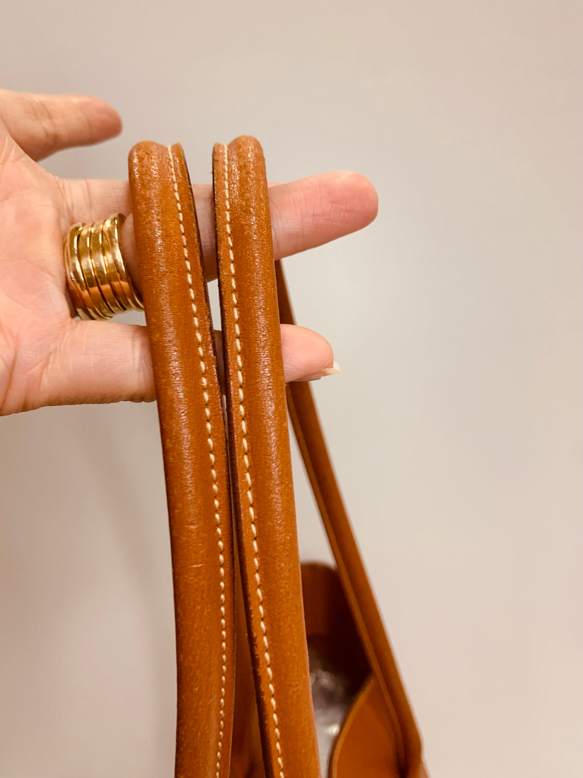 PRADA Calfskin Open Tote Bag