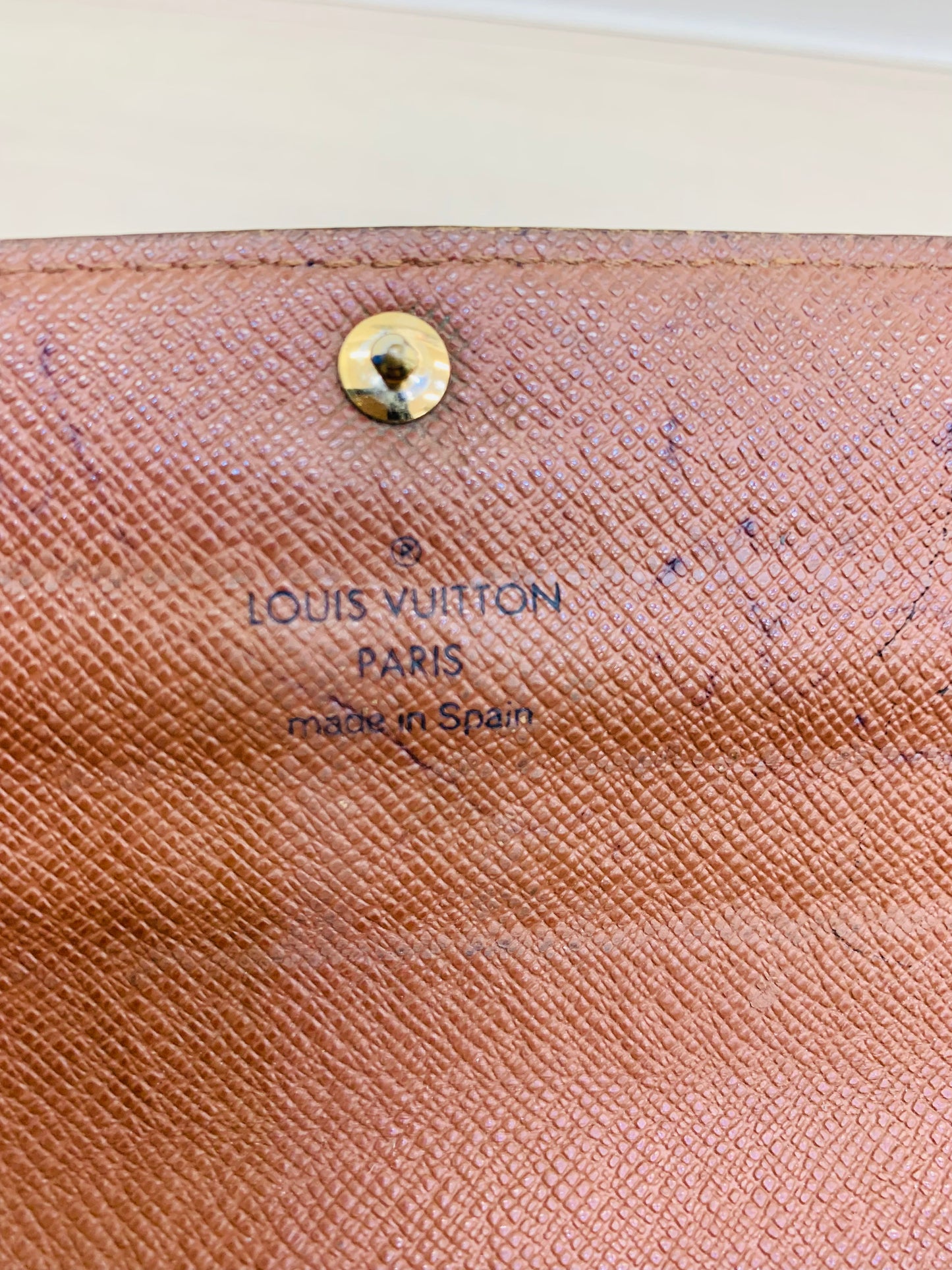 Louis Vuitton Monogram Sarah Wallet 10 Card Slots