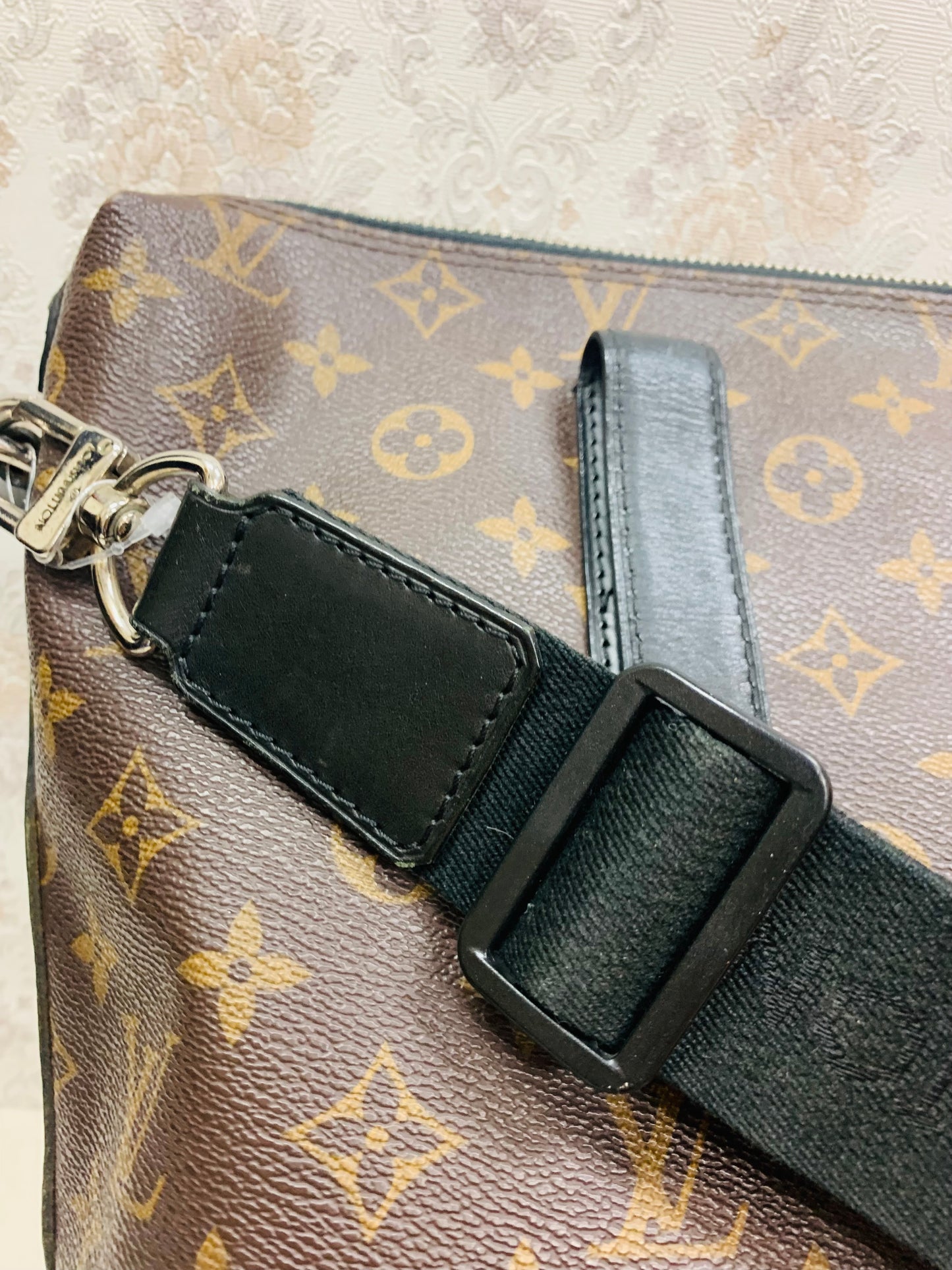 Louis Vuitton Monogram Macassar Porte-Documents Voyage PM (2WAY Business Bag)