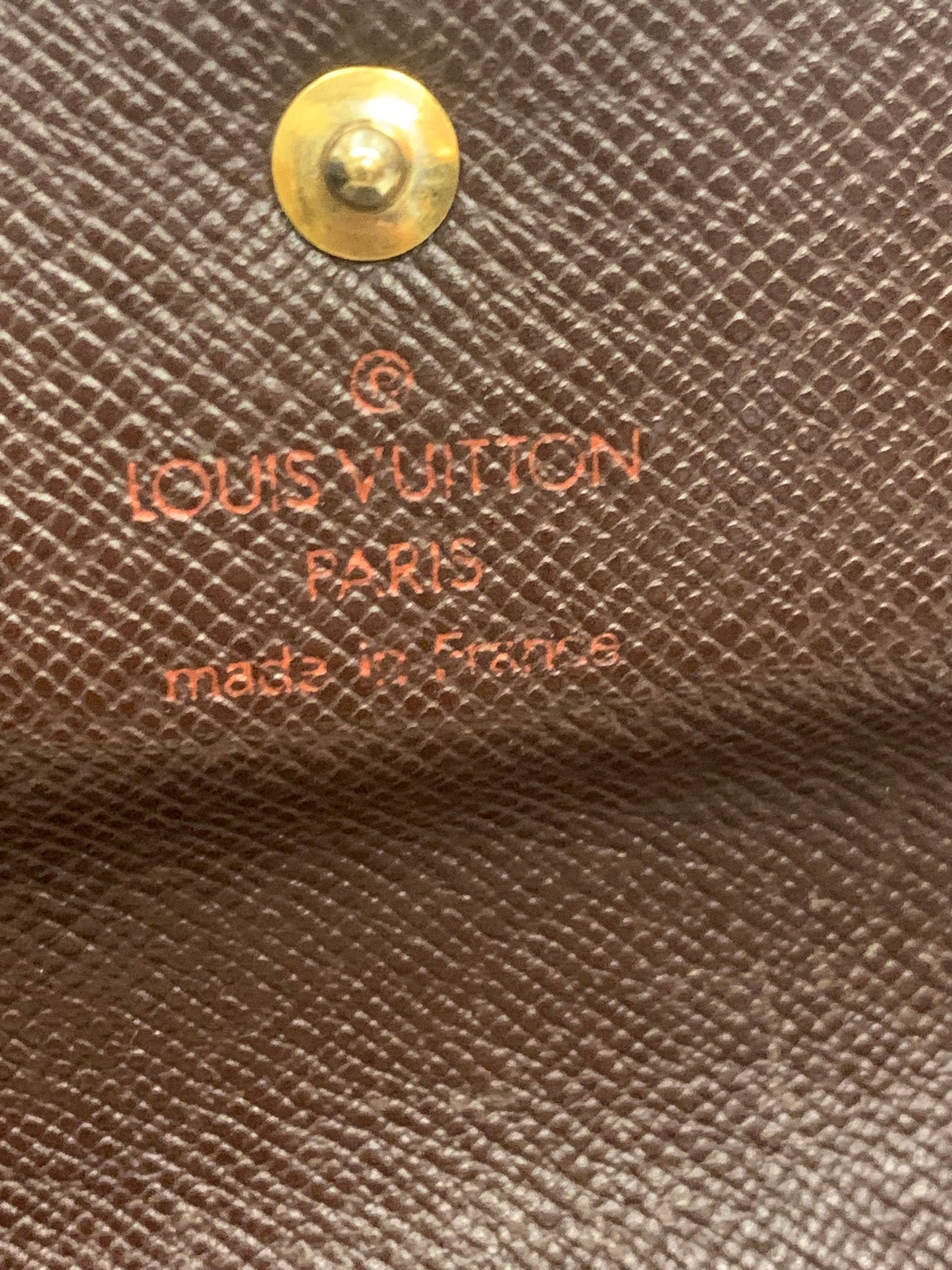Louis Vuitton Damier Ebene International Tri-Fold Wallet