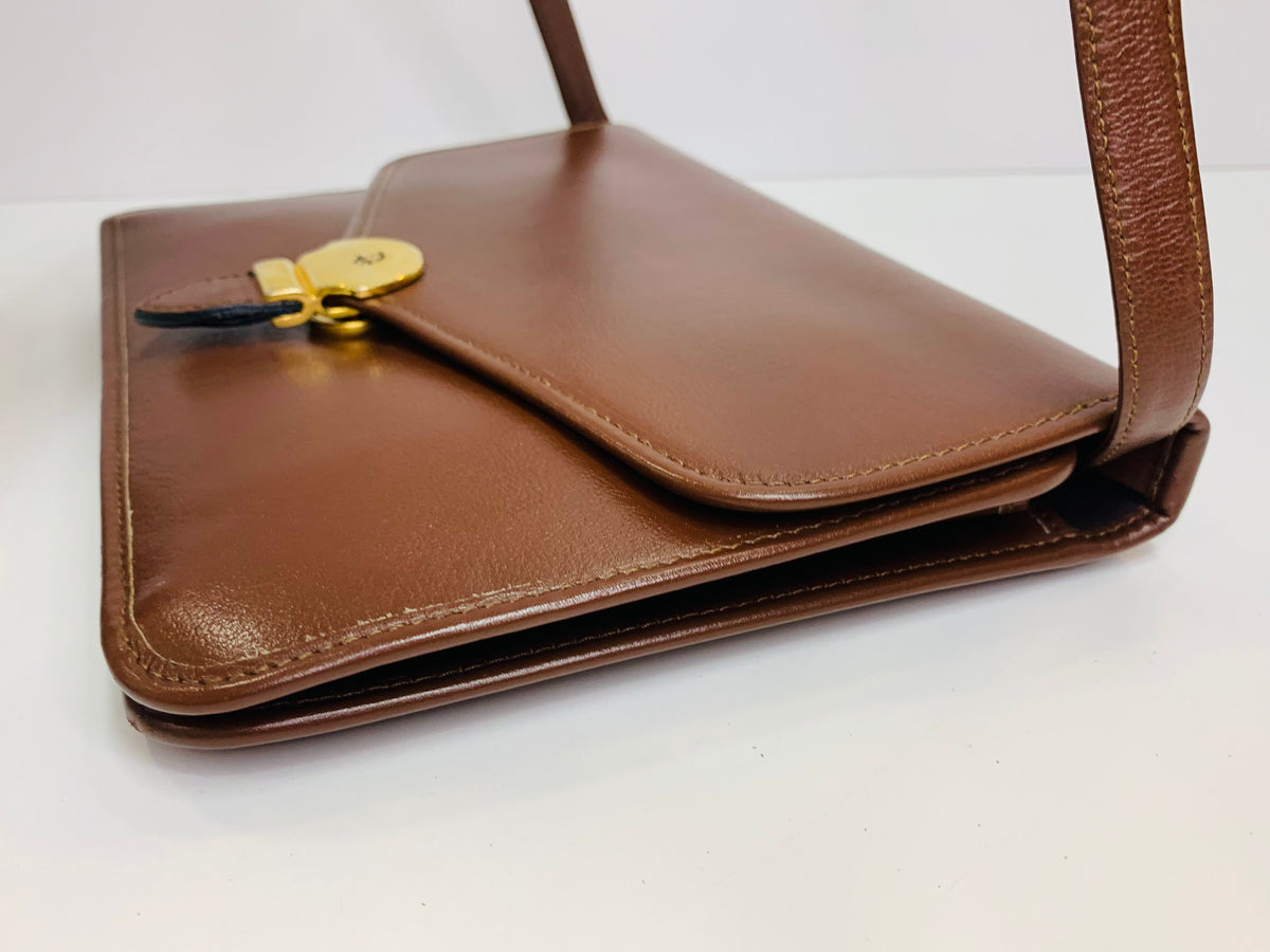 Vintage Christian Dior envelope flap shoulder bag