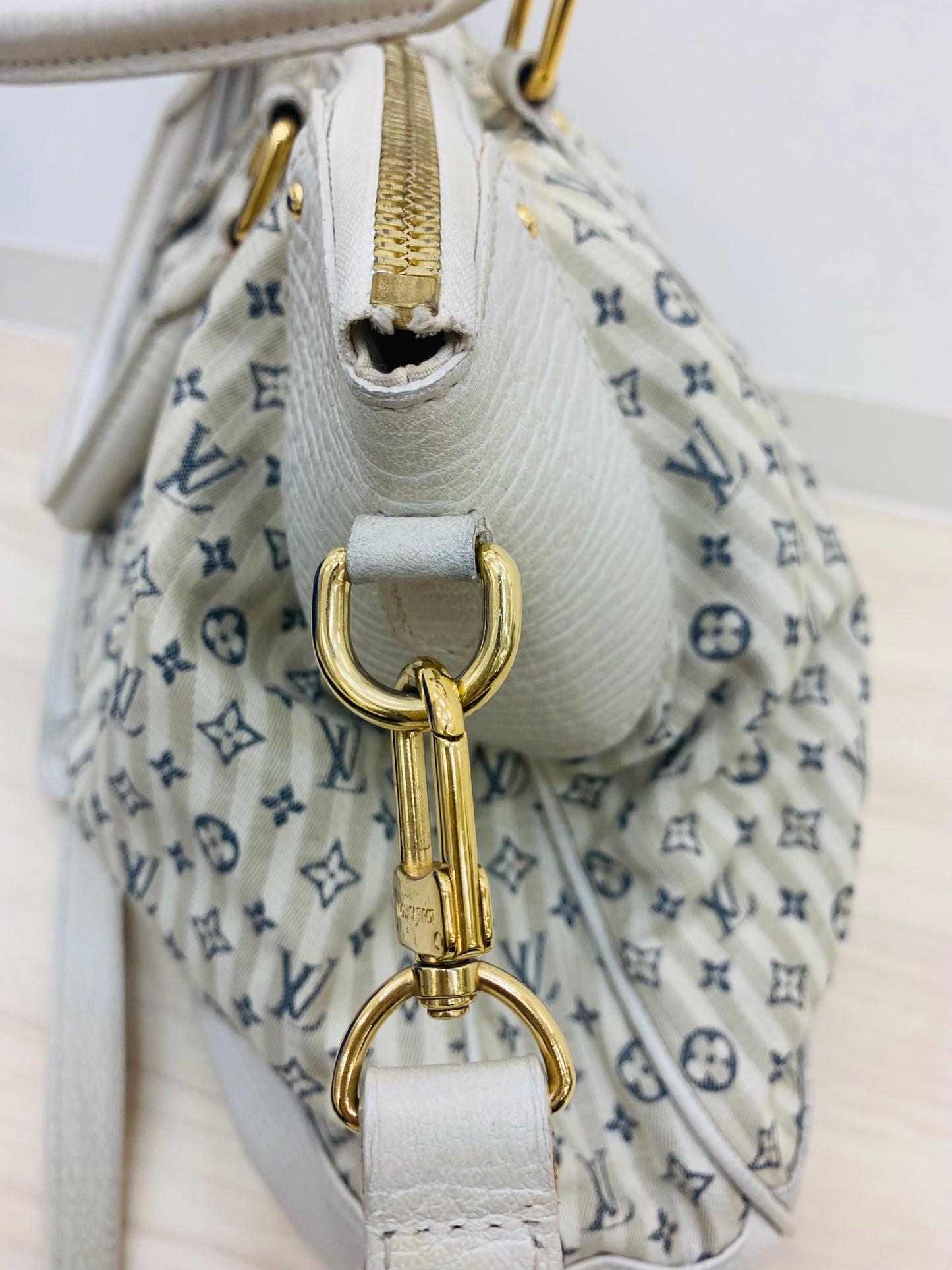 Louis Vuitton Monogram Mini Lin Croisette Marina GM