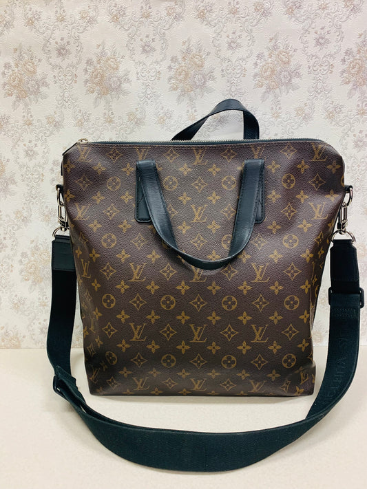 Louis Vuitton Monogram Macassar Porte-Documents Voyage PM (2WAY Business Bag)