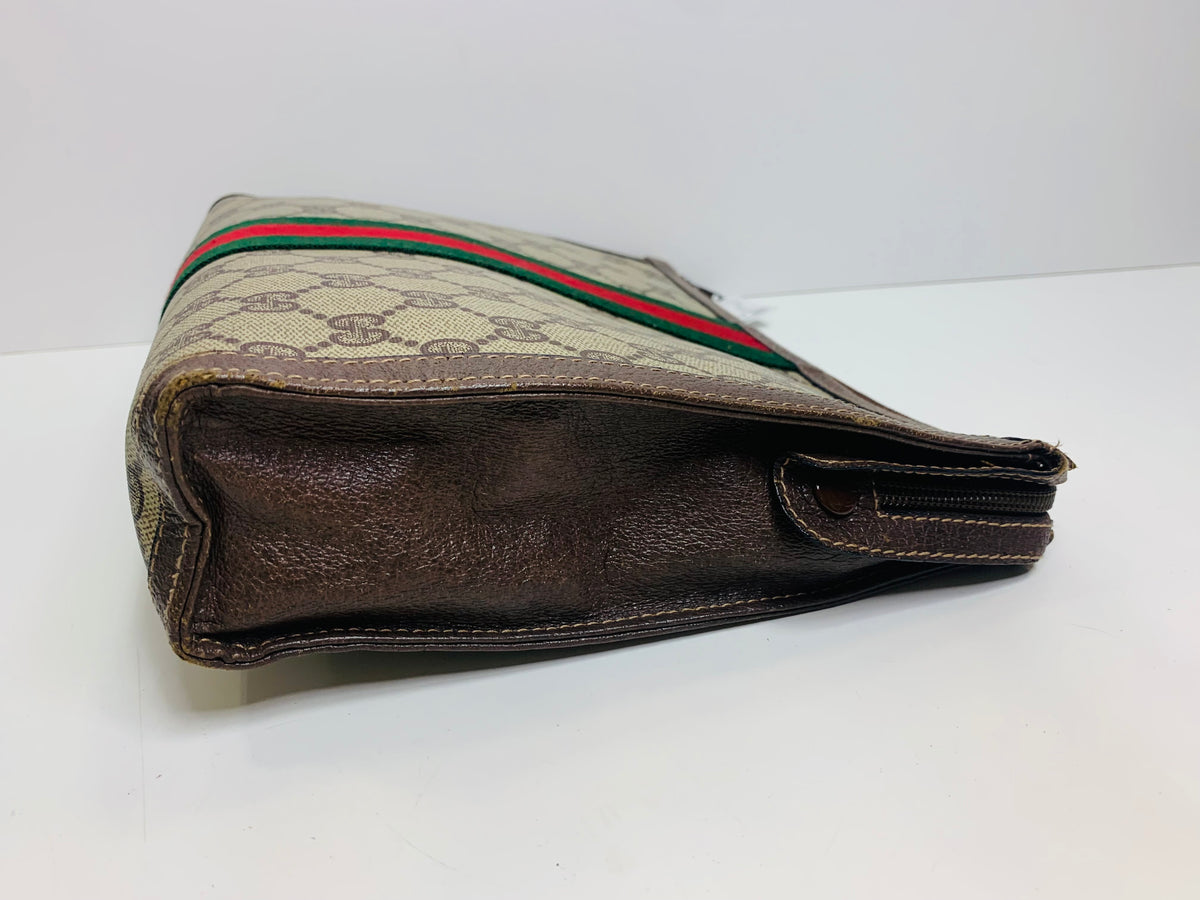 GUCCI Vintage Sherry Line Ophidia Pouch