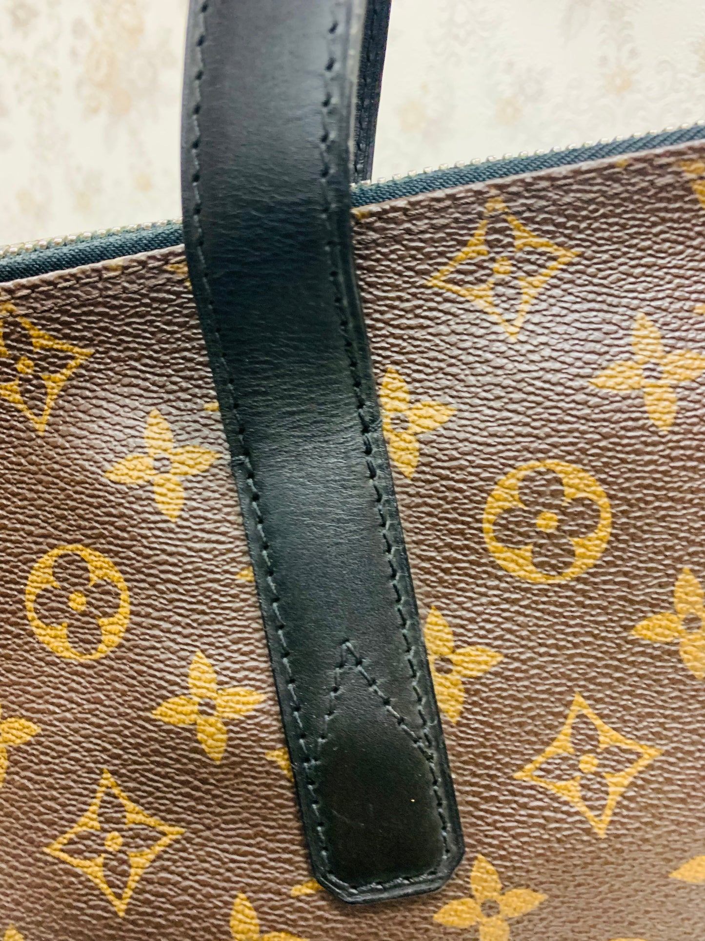 Louis Vuitton Monogram Macassar Porte-Documents Voyage PM (2WAY Business Bag)