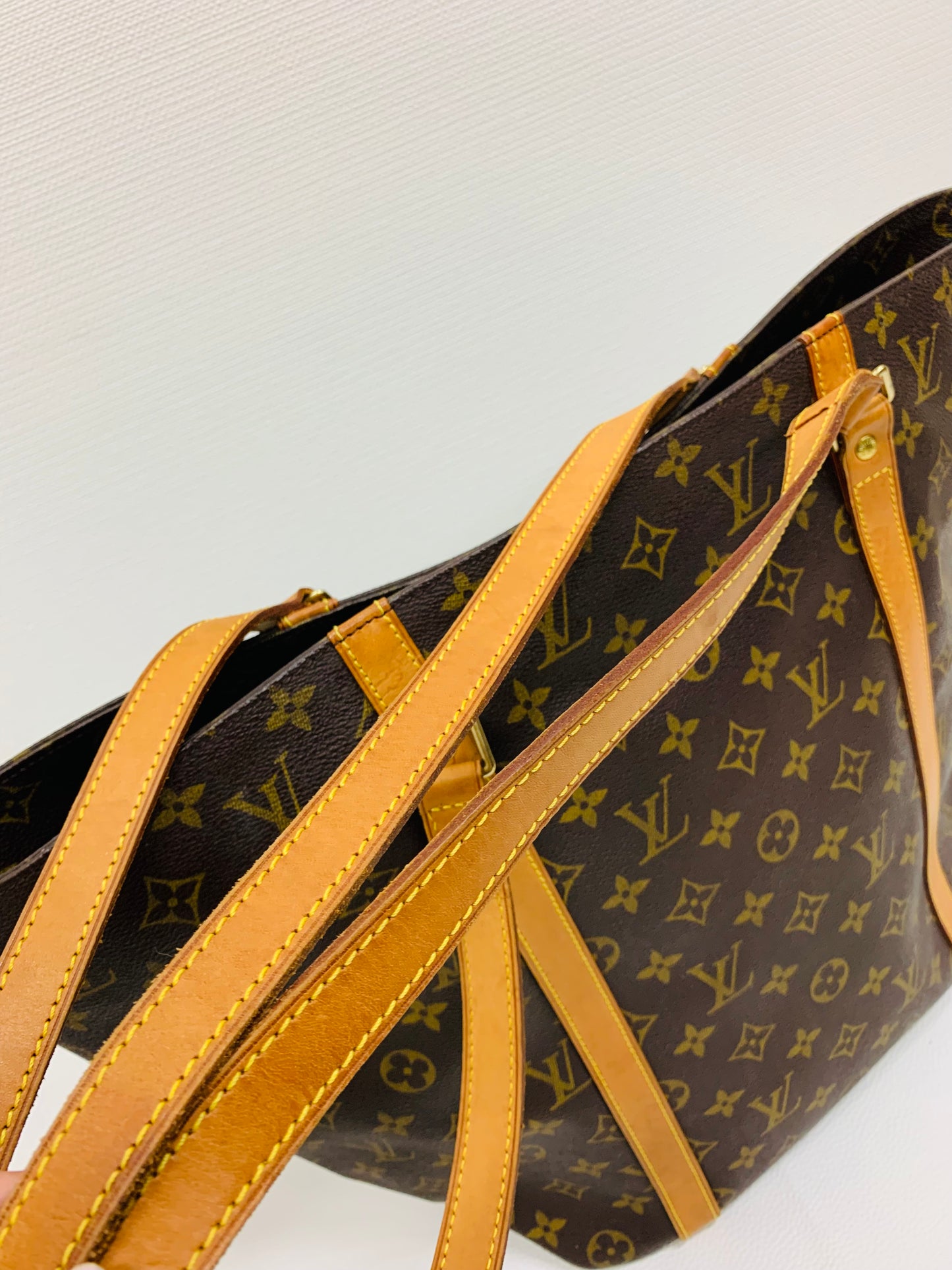 USED LOUIS VUITTON SAC SHOPPING TOTE BAG