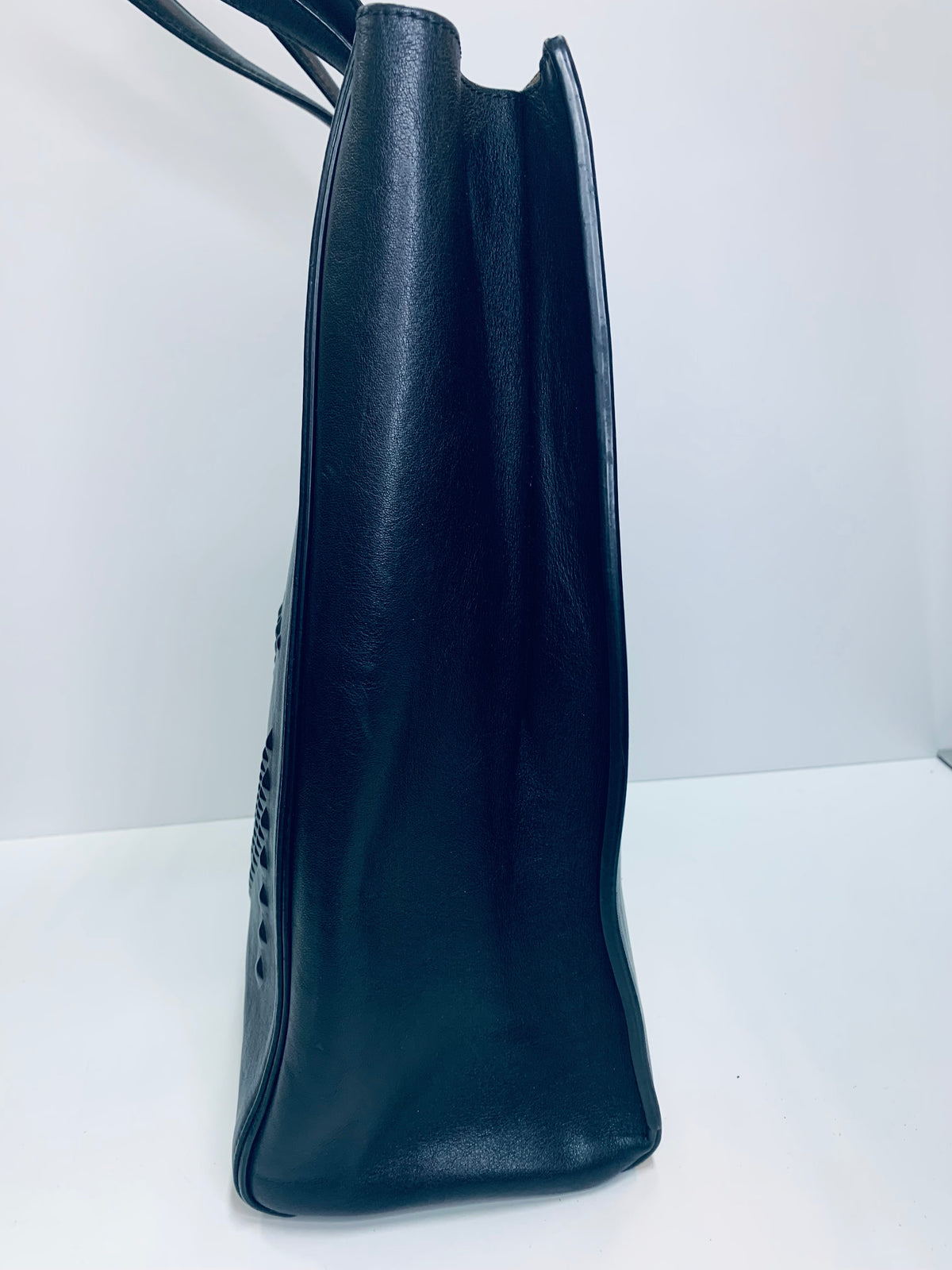 MCM Calfskin Embossed Leather Tote bag